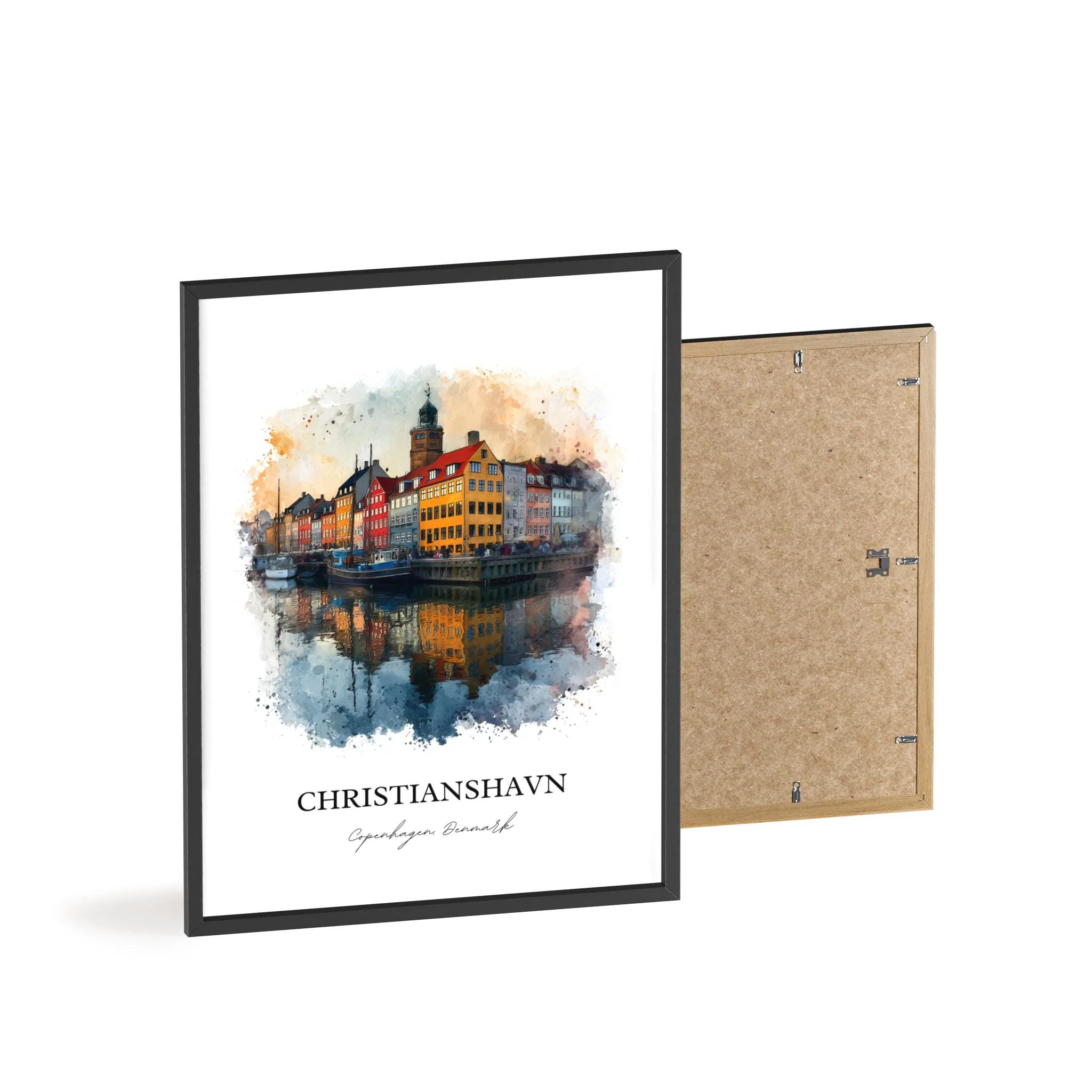 Christianshavn, Denmark – Watercolor Art Print - Image 11