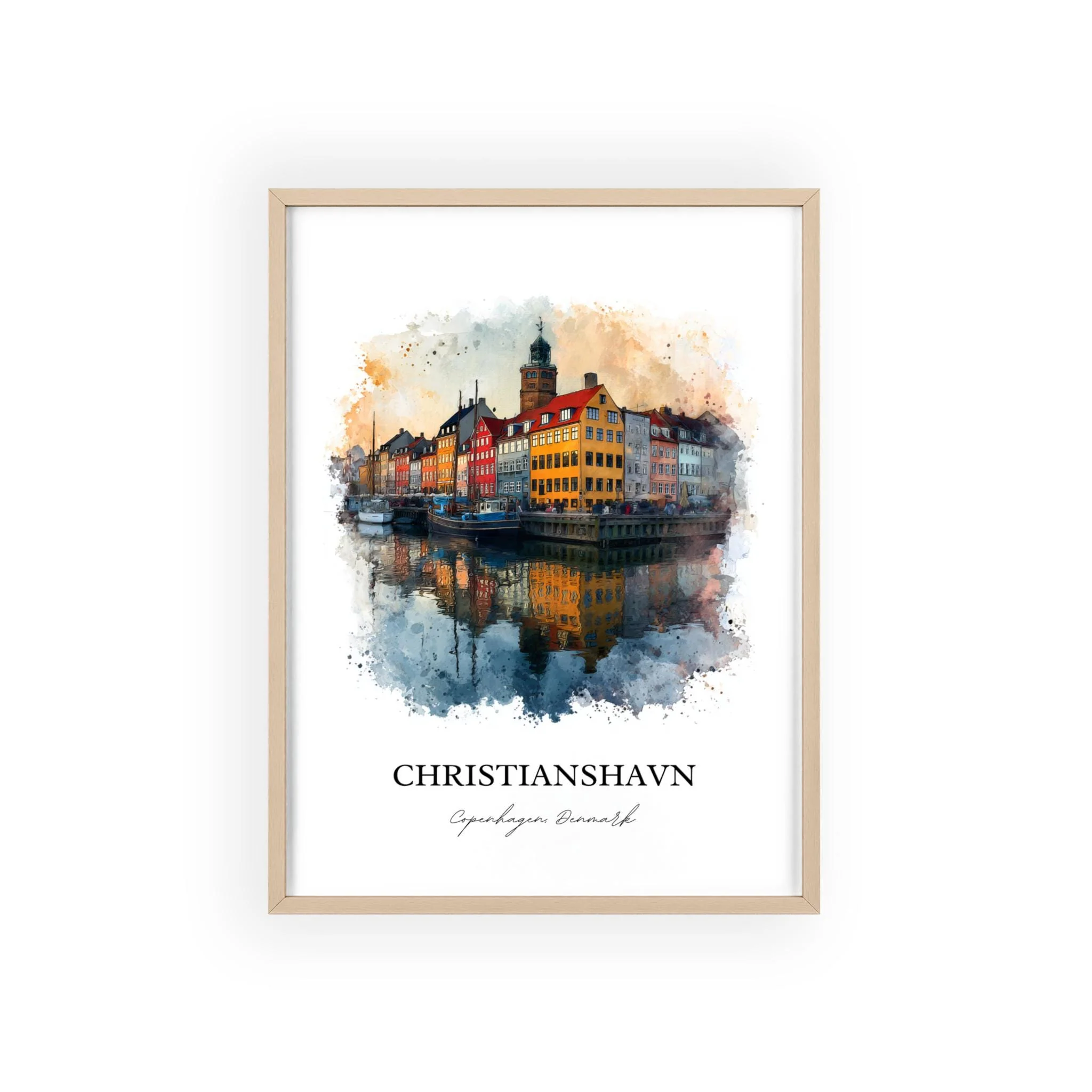Christianshavn, Denmark – Watercolor Art Print - Image 12