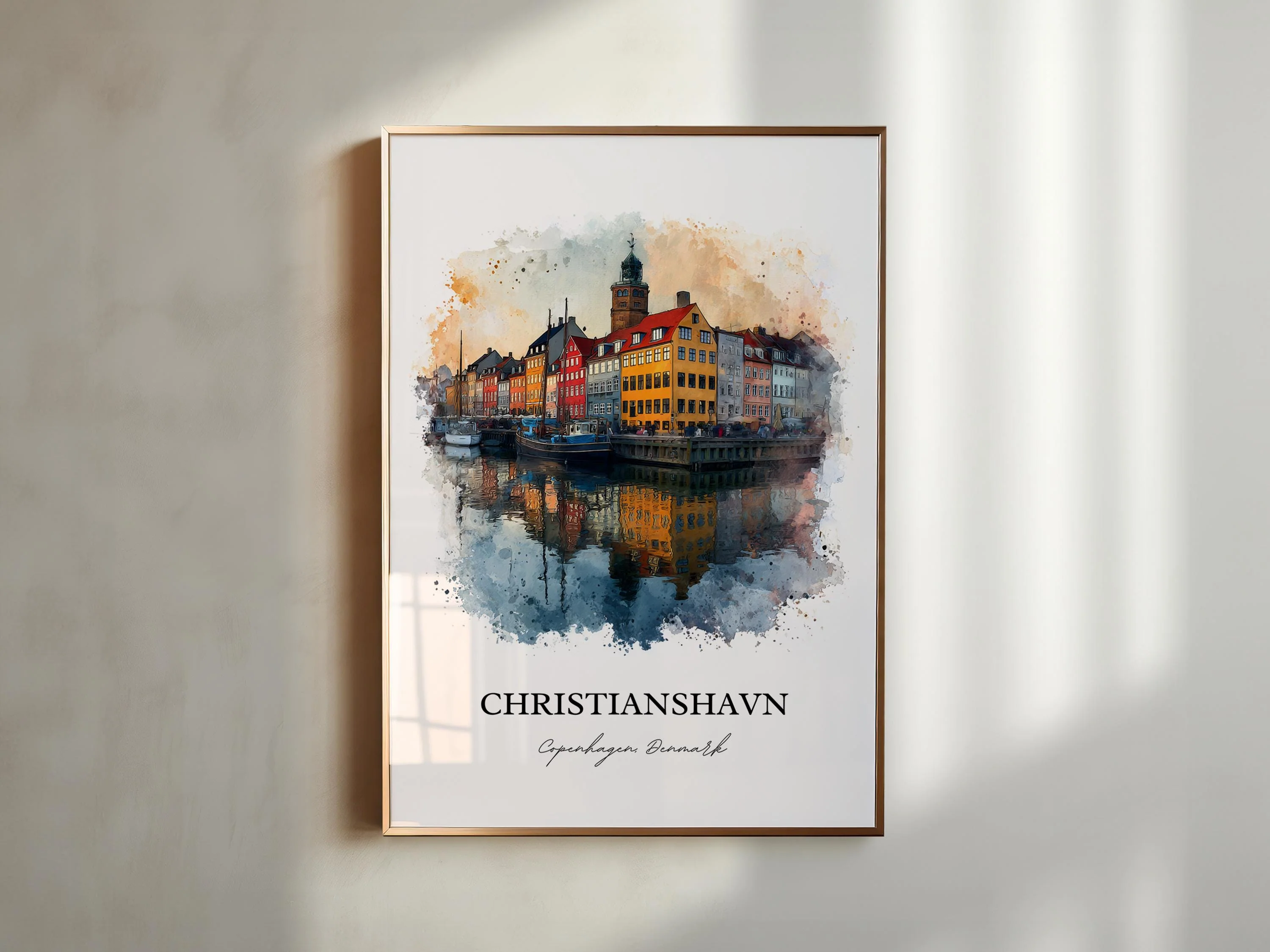 Christianshavn, Denmark – Watercolor Art Print - Image 6