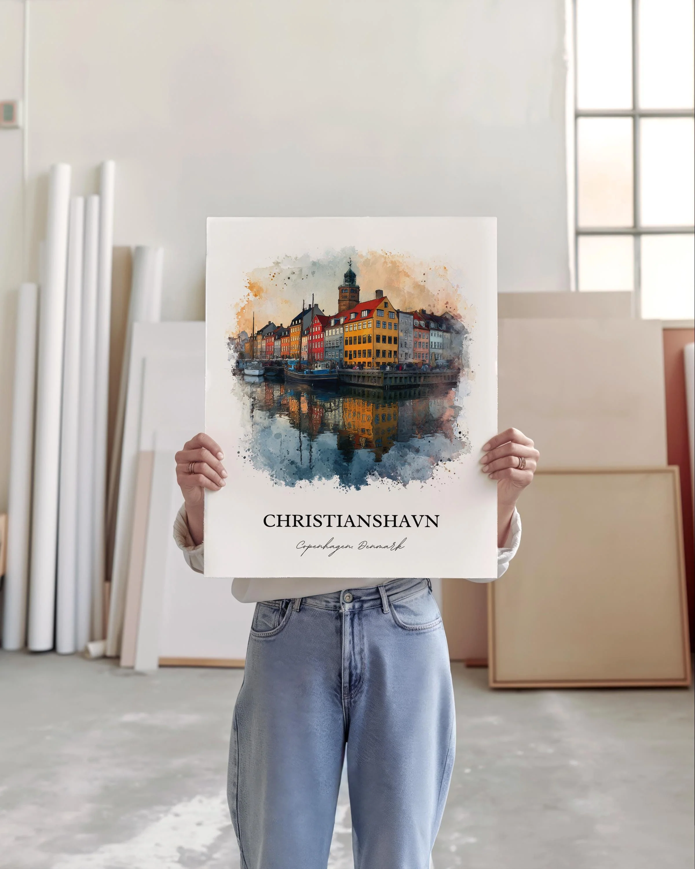 Christianshavn, Denmark – Watercolor Art Print - Image 7