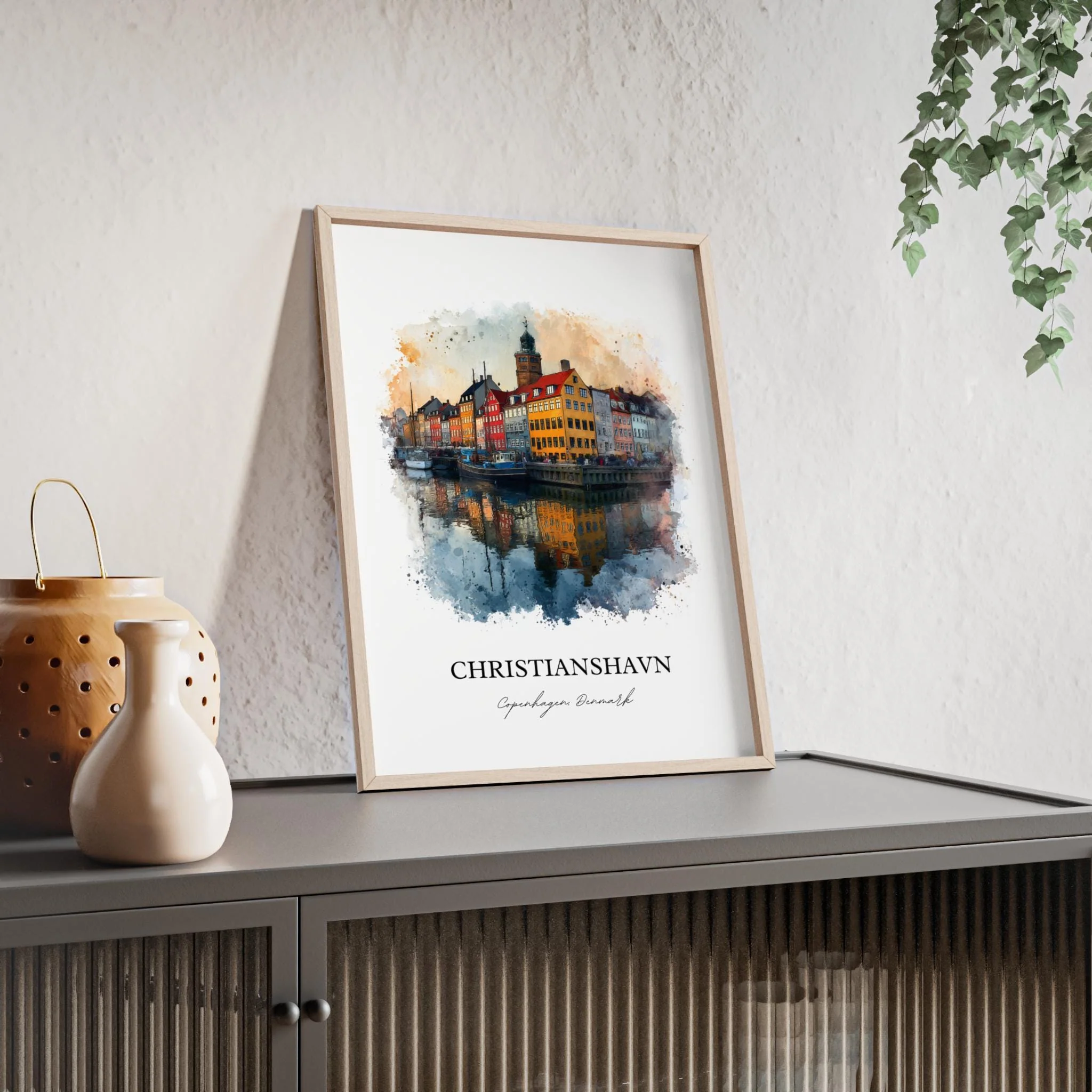 Christianshavn, Denmark – Watercolor Art Print - Image 8