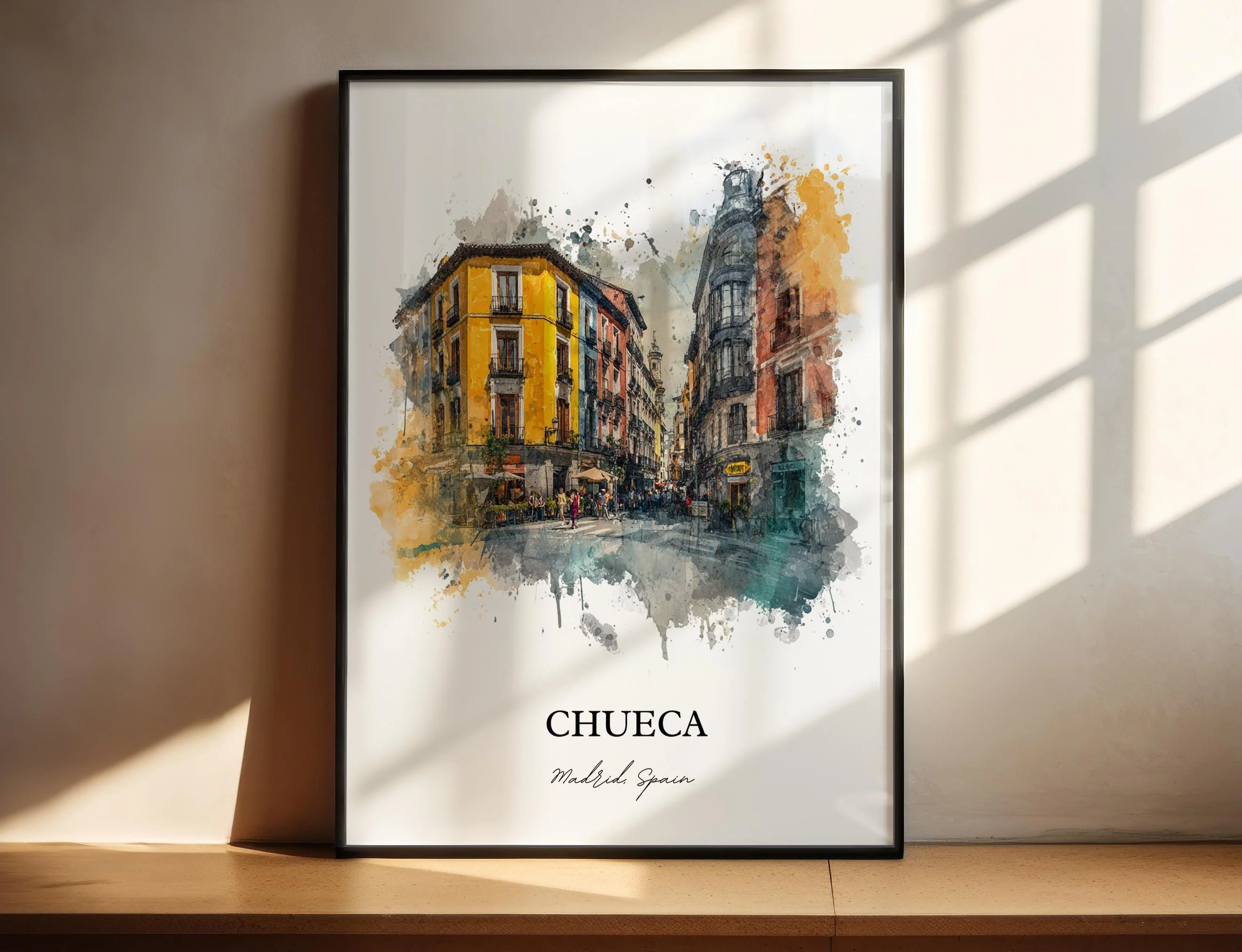 Chueca, Spain – Watercolor Art Print
