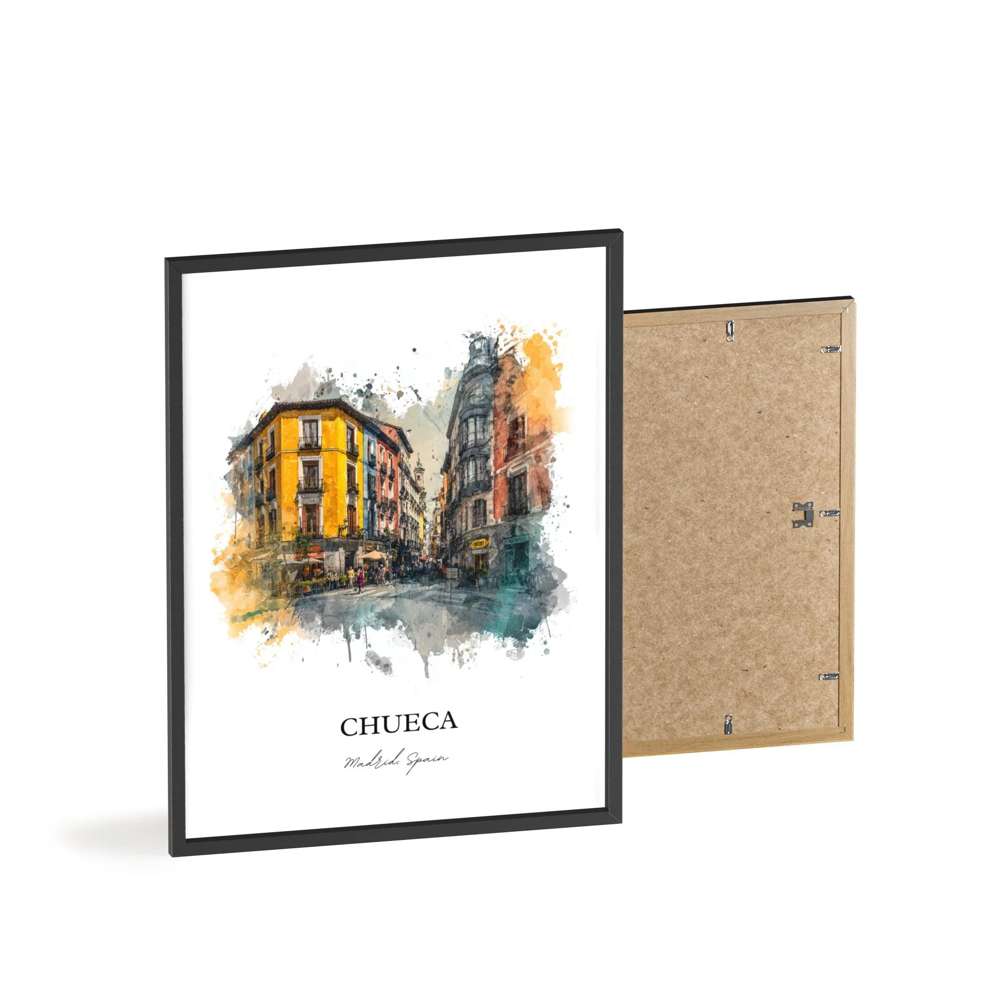 Chueca, Spain – Watercolor Art Print - Image 10