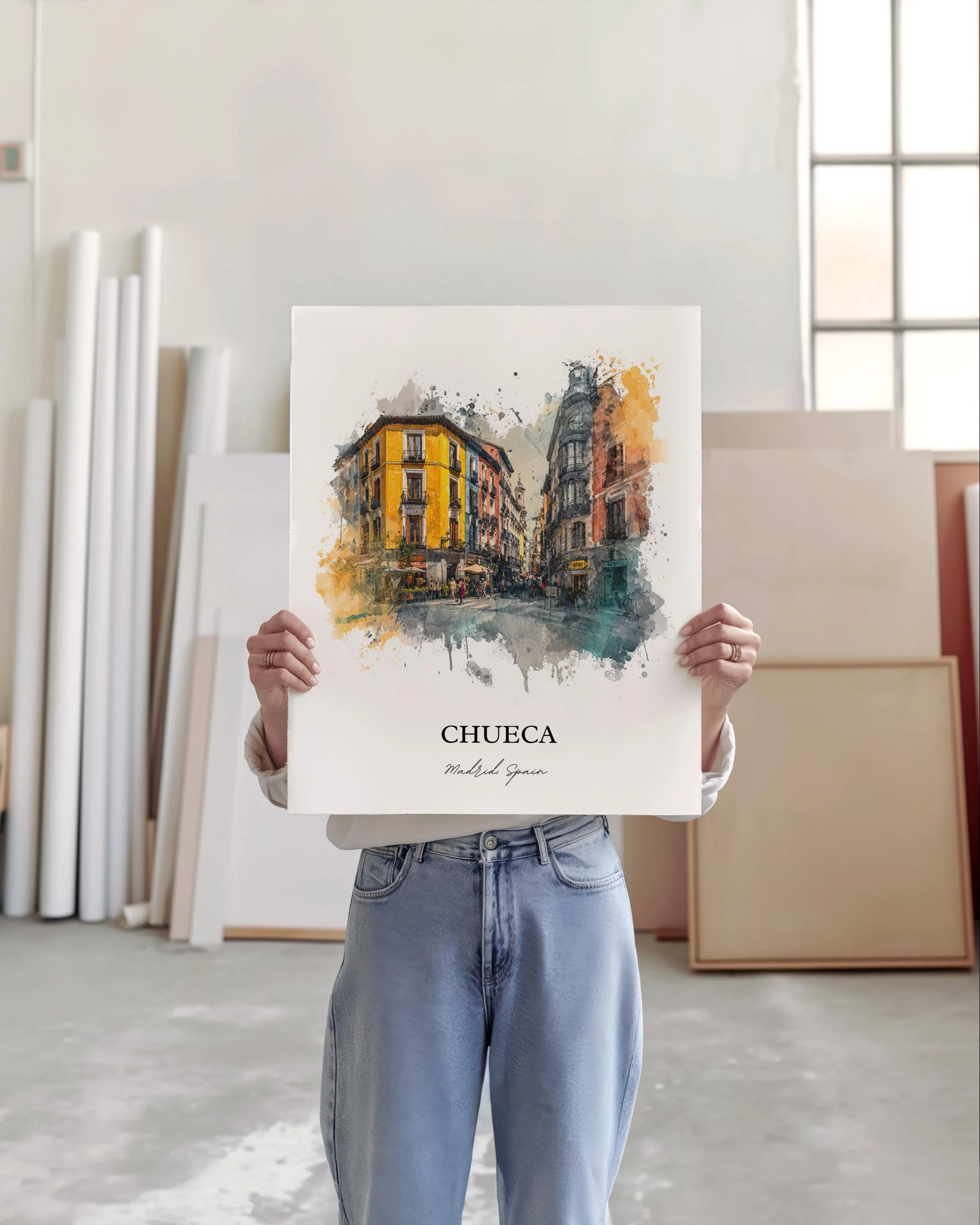 Chueca, Spain – Watercolor Art Print - Image 4