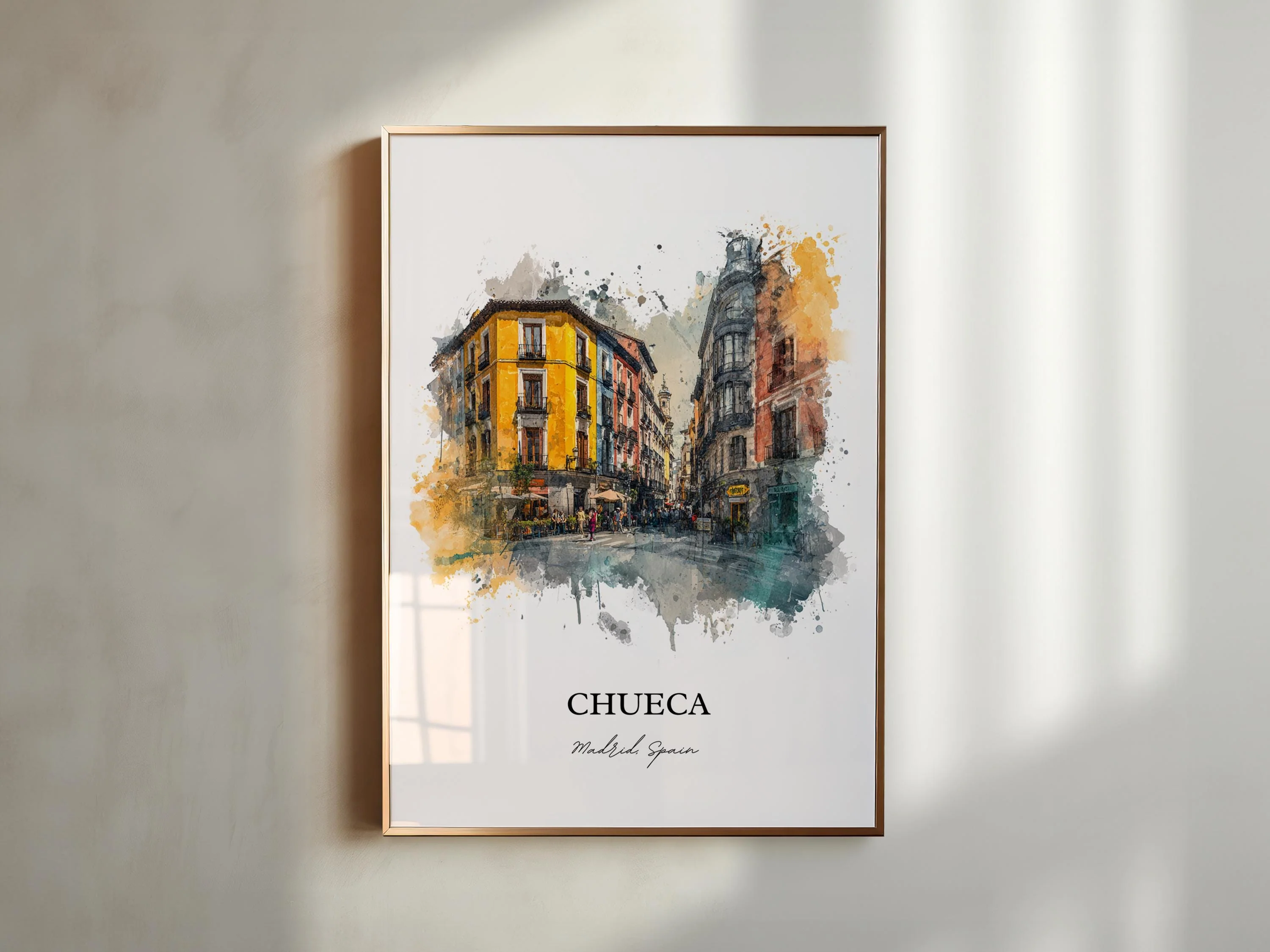 Chueca, Spain – Watercolor Art Print - Image 7