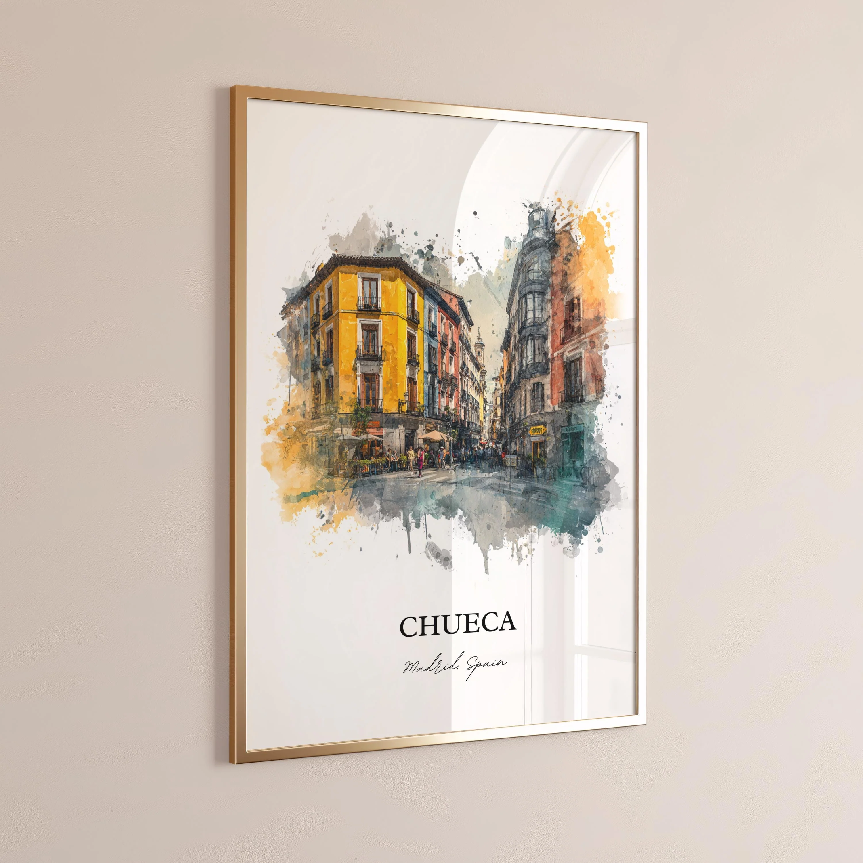 Chueca, Spain – Watercolor Art Print - Image 8