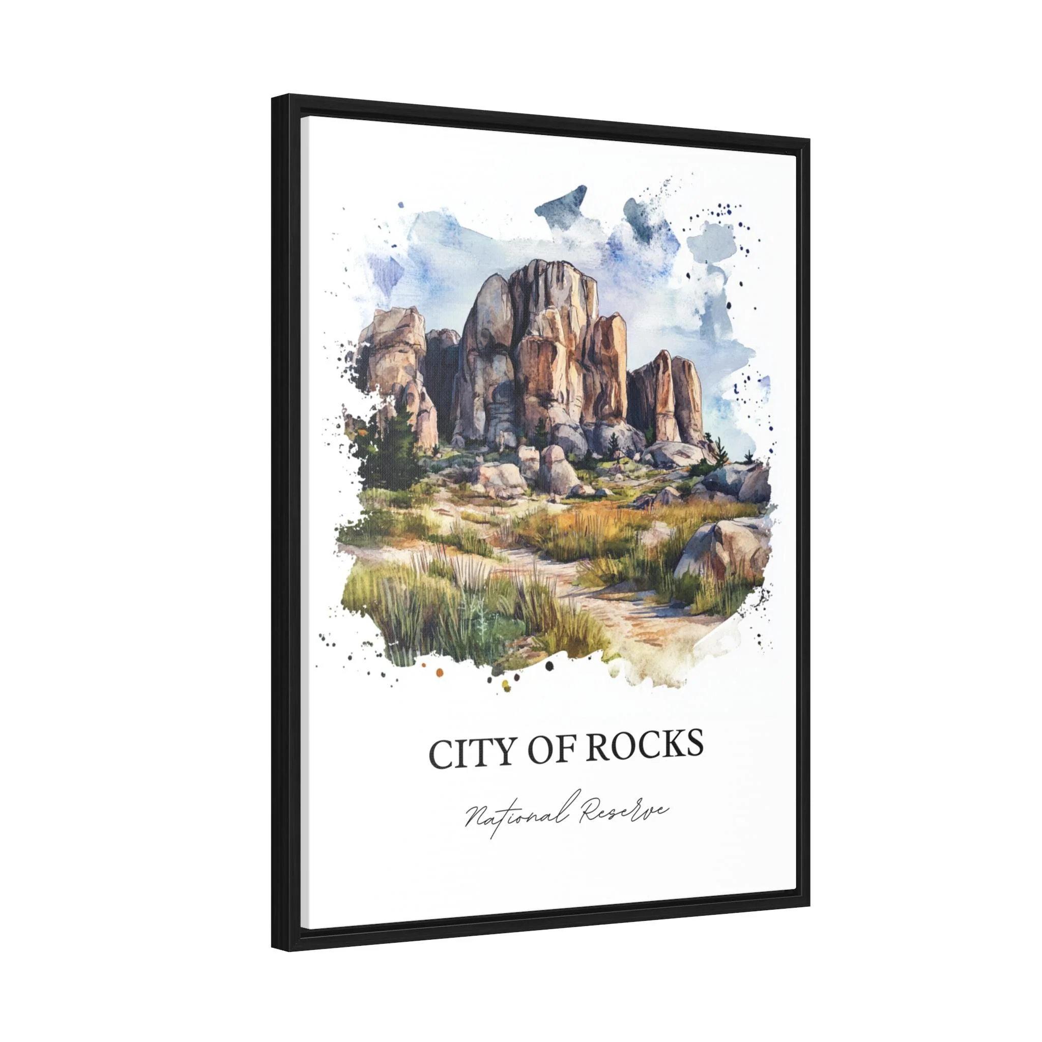 City of Rocks, Idaho, Idaho – Watercolor Art Print - Image 7