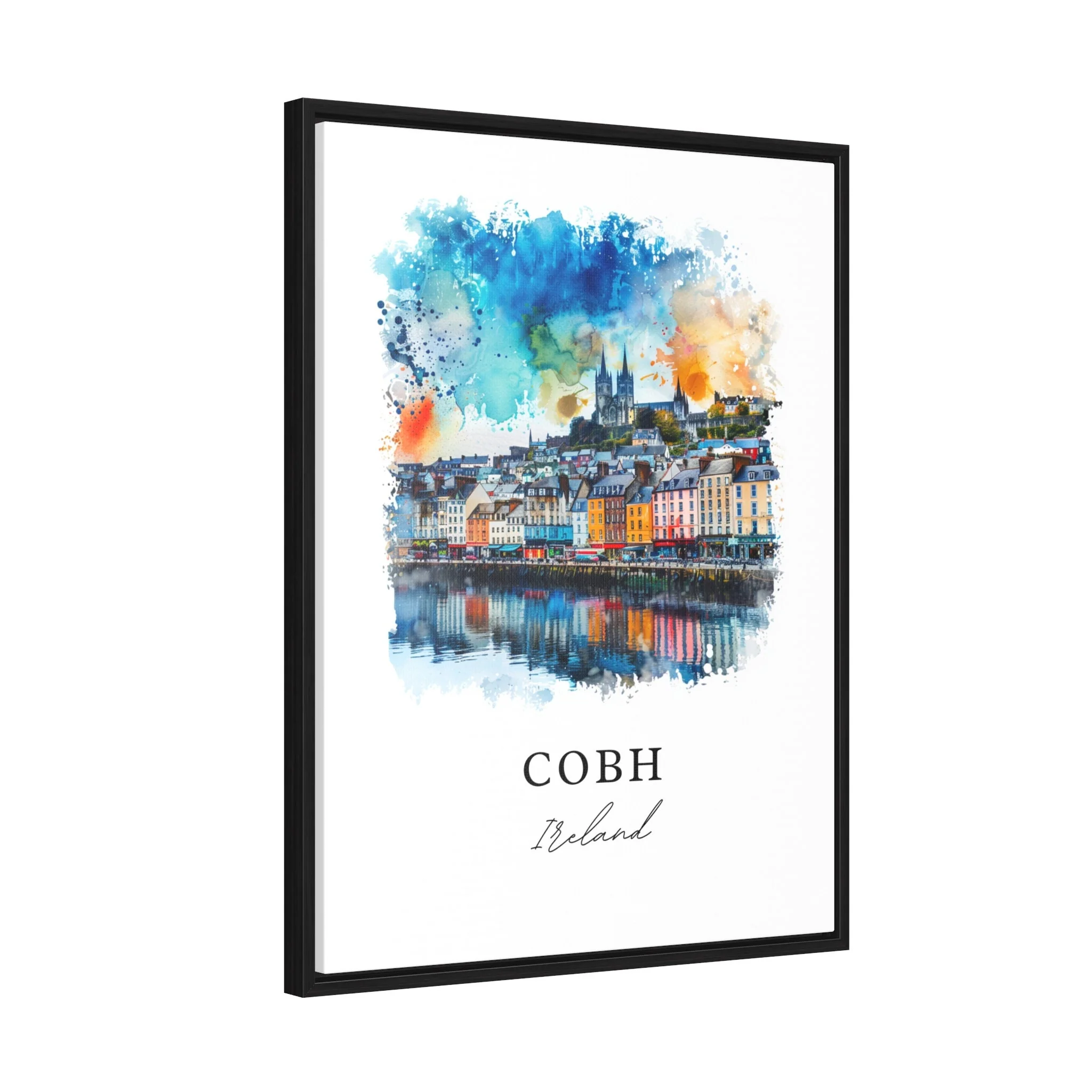 Cobh, Ireland – Watercolor Art Print - Image 6