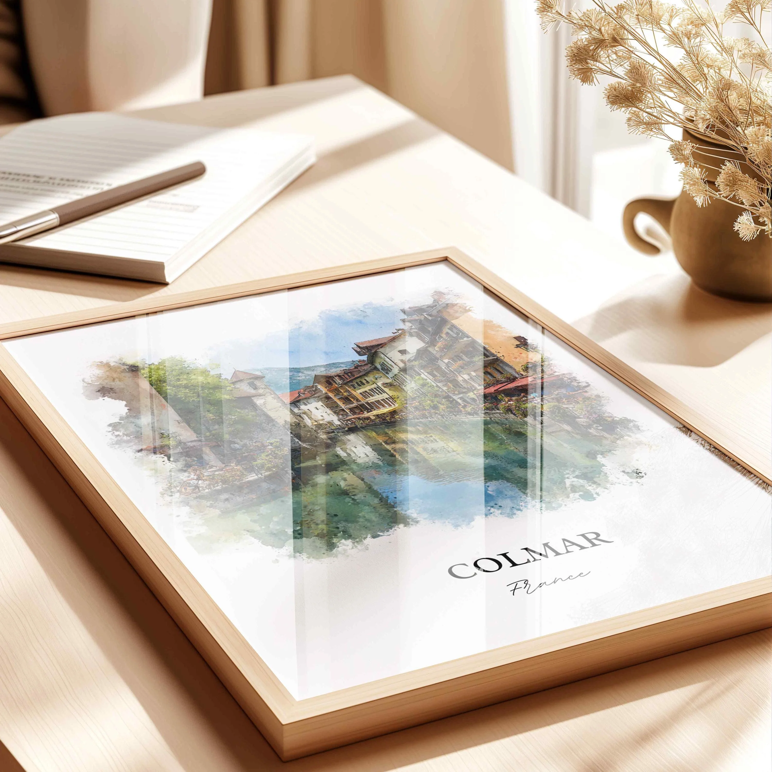 Colmar, France – Watercolor Art Print - Image 4