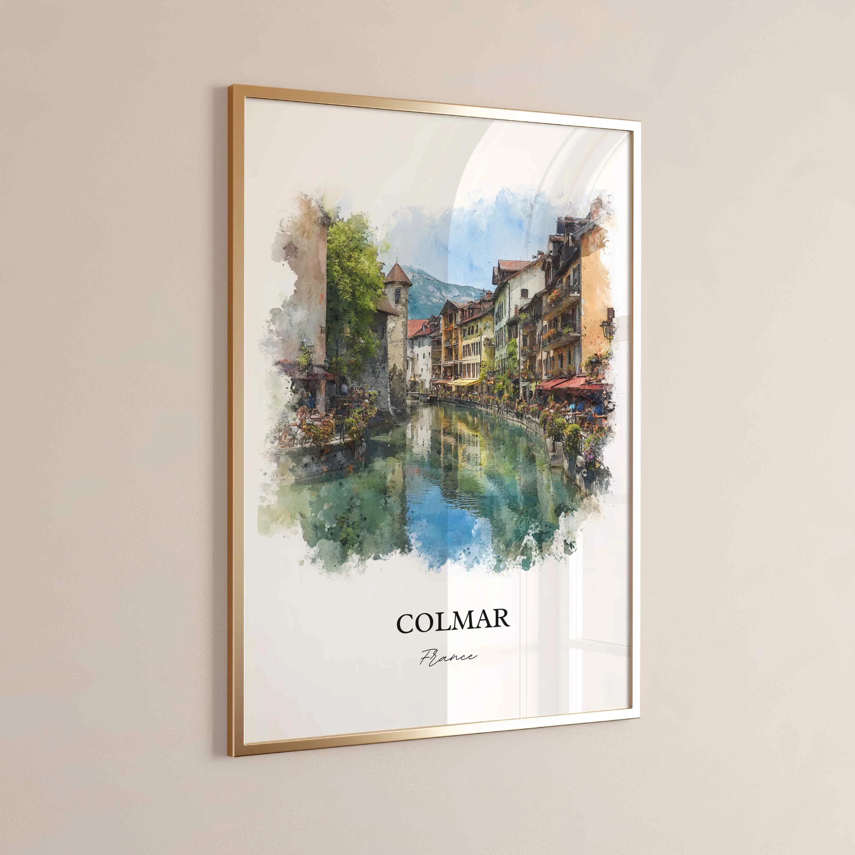 Colmar, France – Watercolor Art Print - Image 5