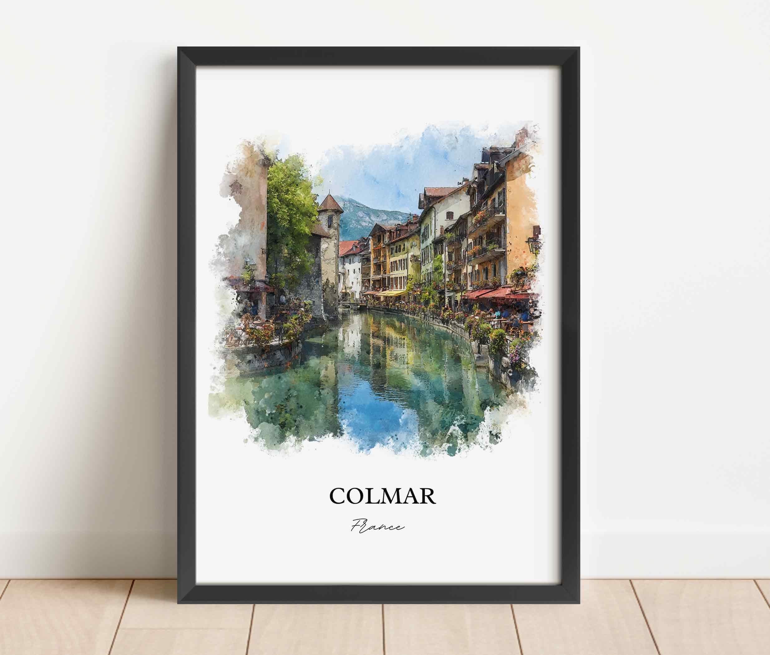 Colmar, France – Watercolor Art Print - Image 7
