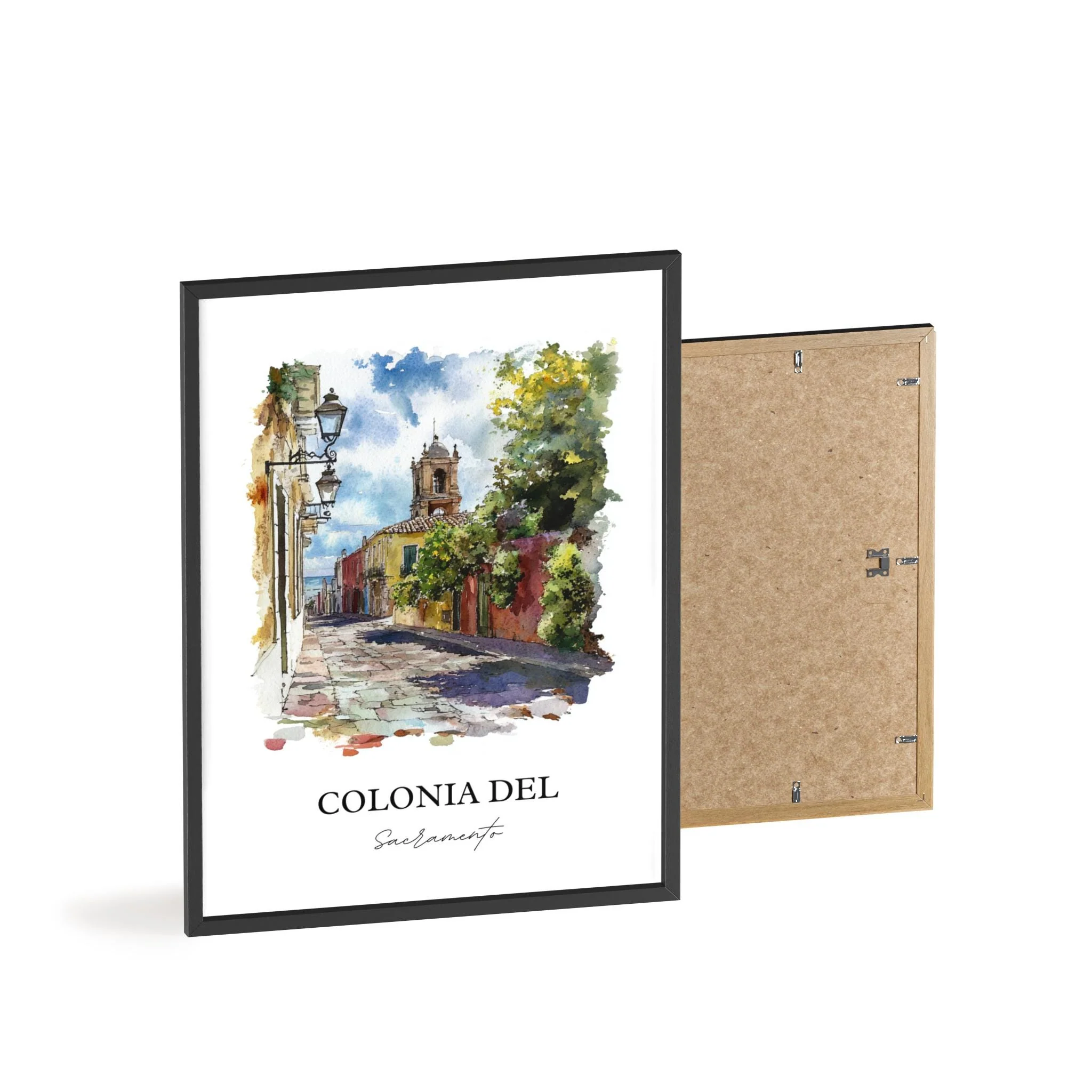 Colonia del Sacramento, Uruguay – Watercolor Art Print - Image 8