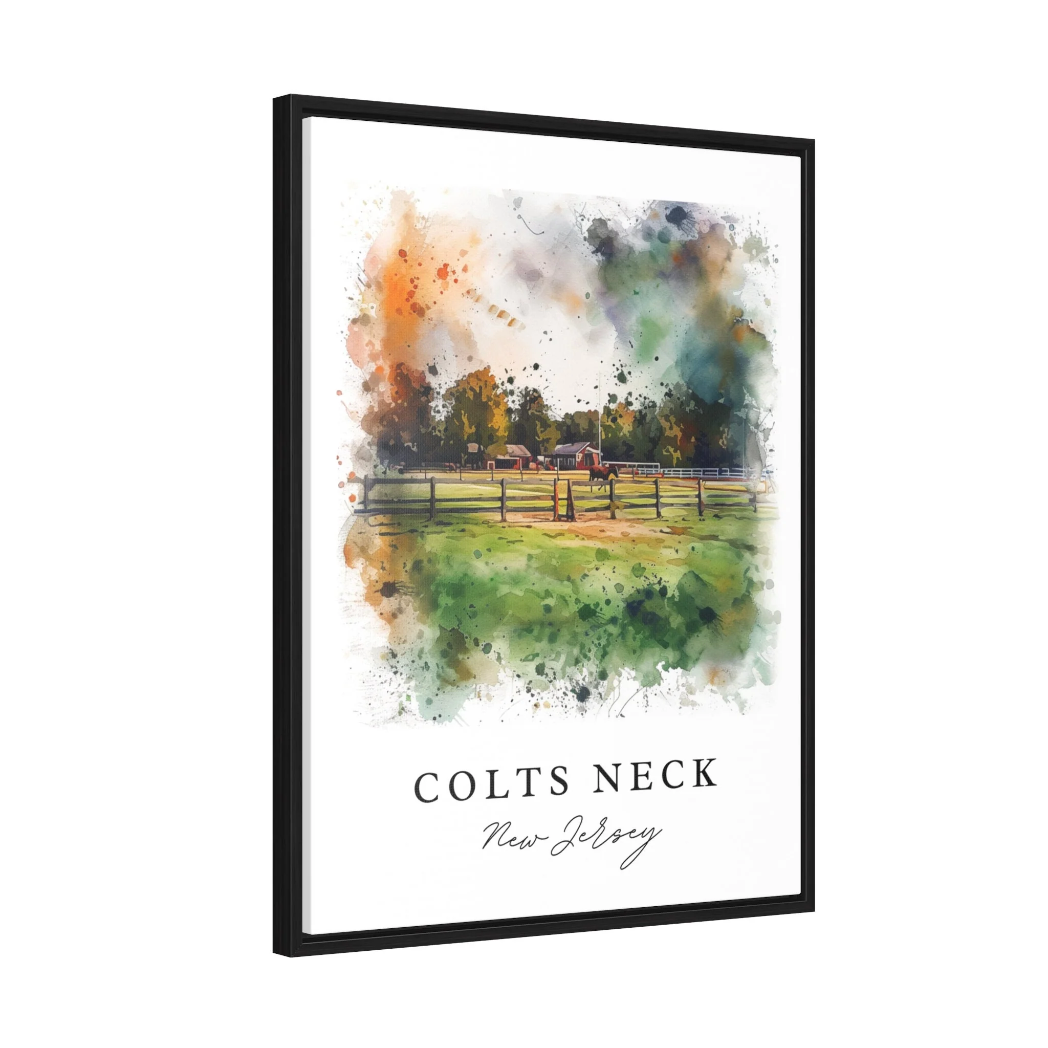 Colts Neck, New Jersey – Watercolor Art Print - Image 6
