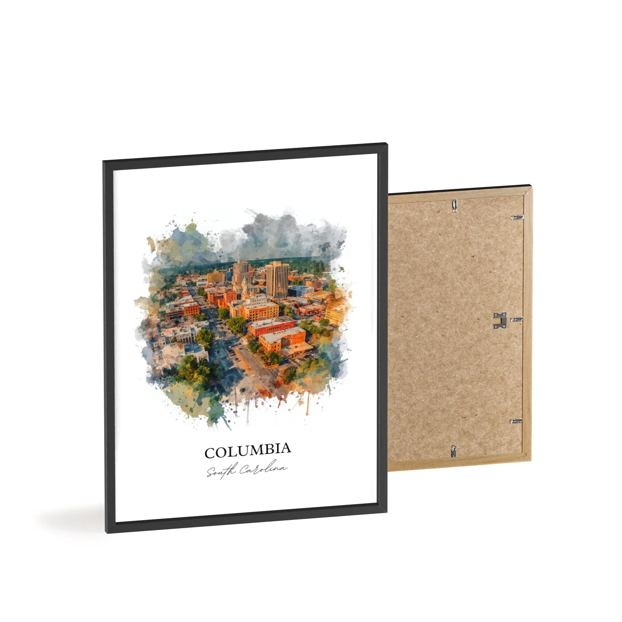 Columbia, South Carolina – Watercolor Art Print - Image 11