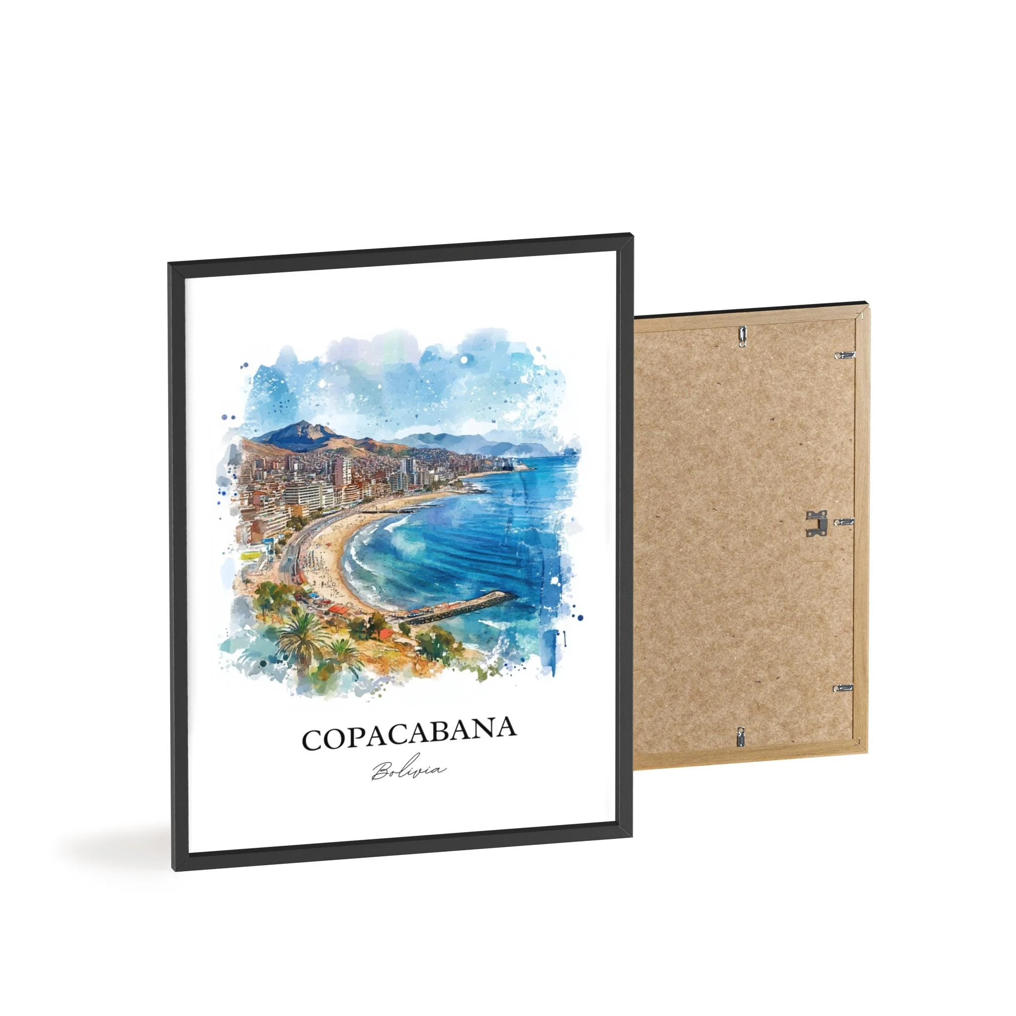 Copacabana, Bolivia – Watercolor Art Print of Lake Titicaca - Image 7