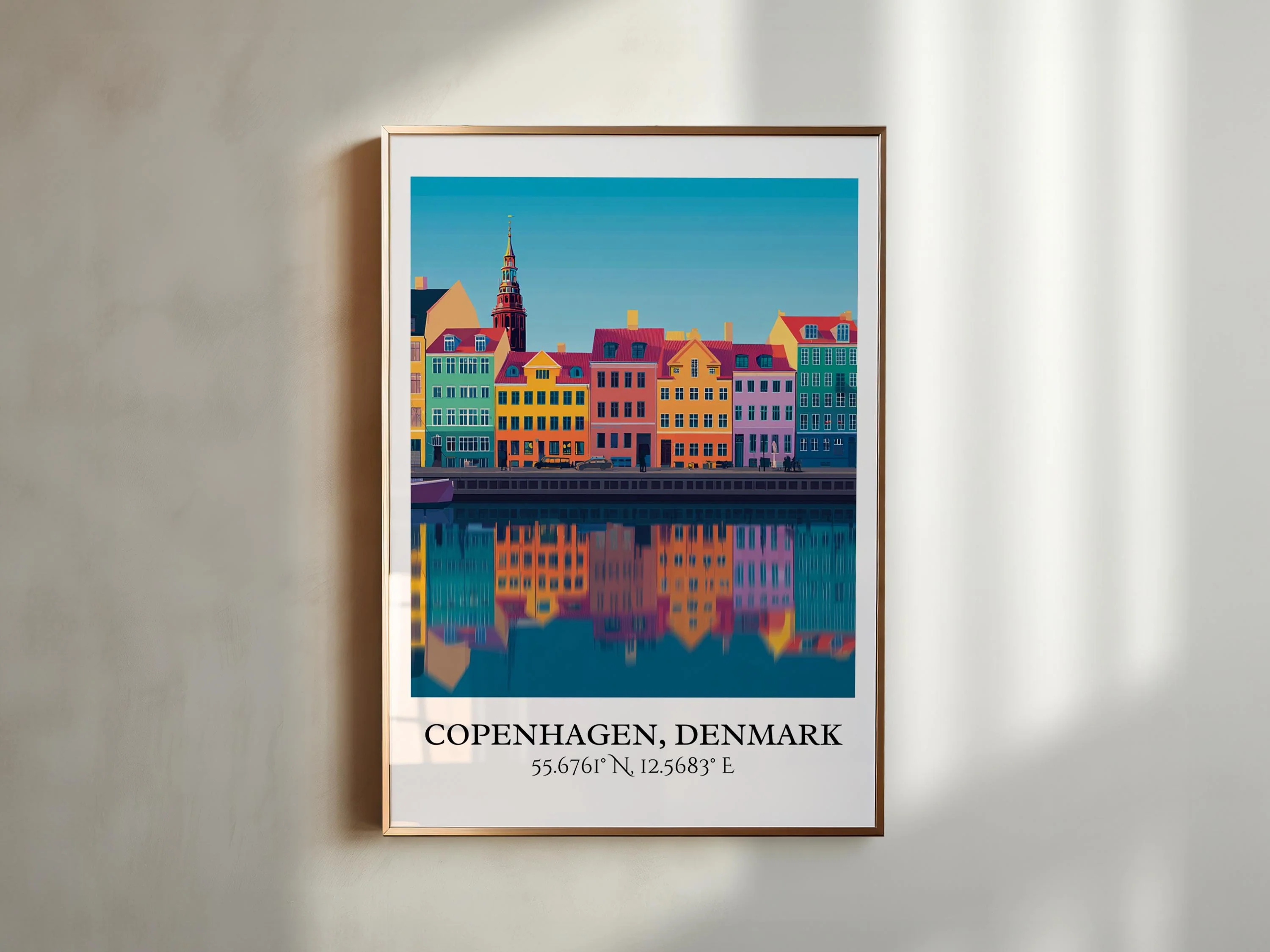 Copenhagen, Denmark – Watercolor Art Print - Image 4