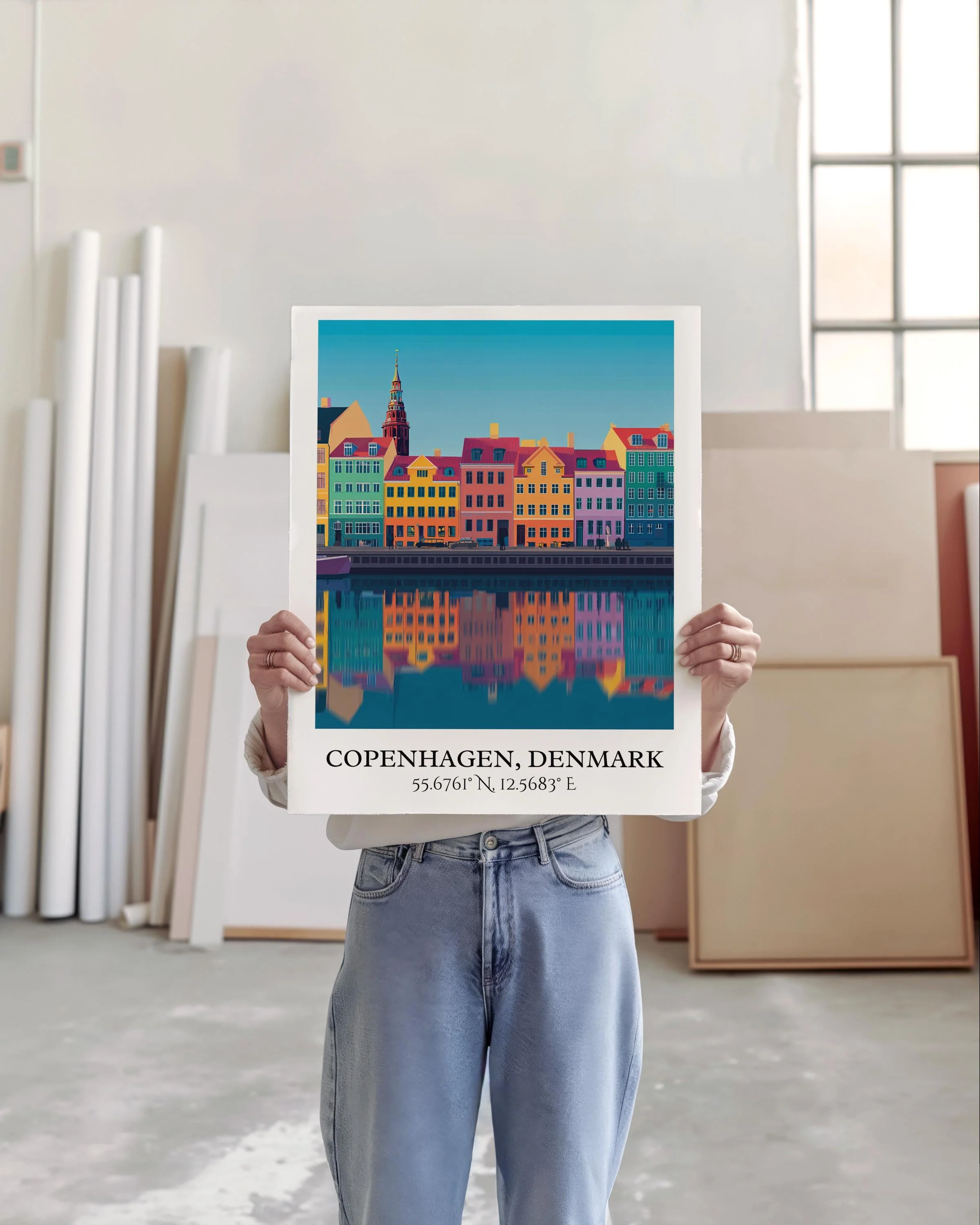 Copenhagen, Denmark – Watercolor Art Print - Image 5