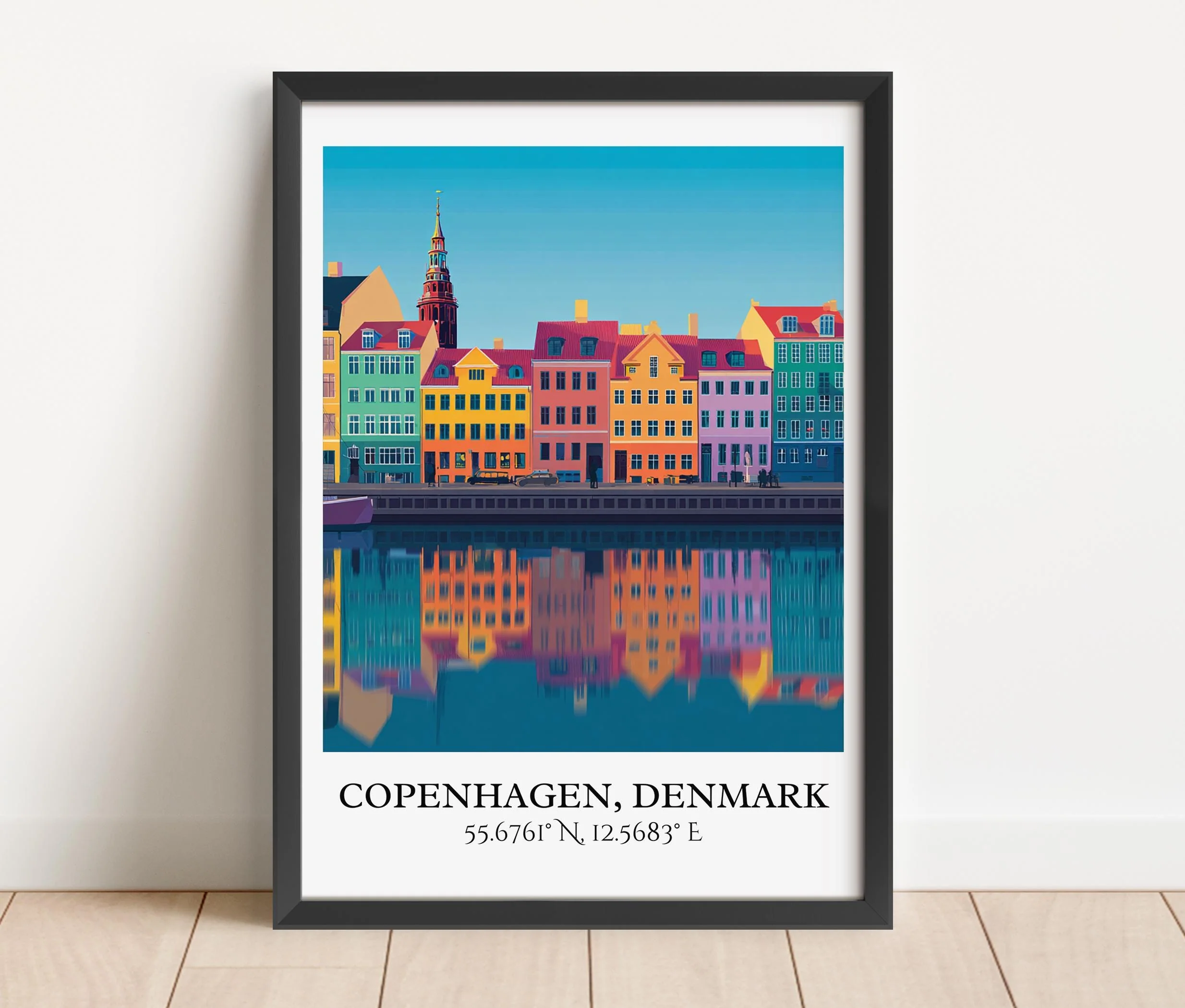Copenhagen, Denmark – Watercolor Art Print - Image 6