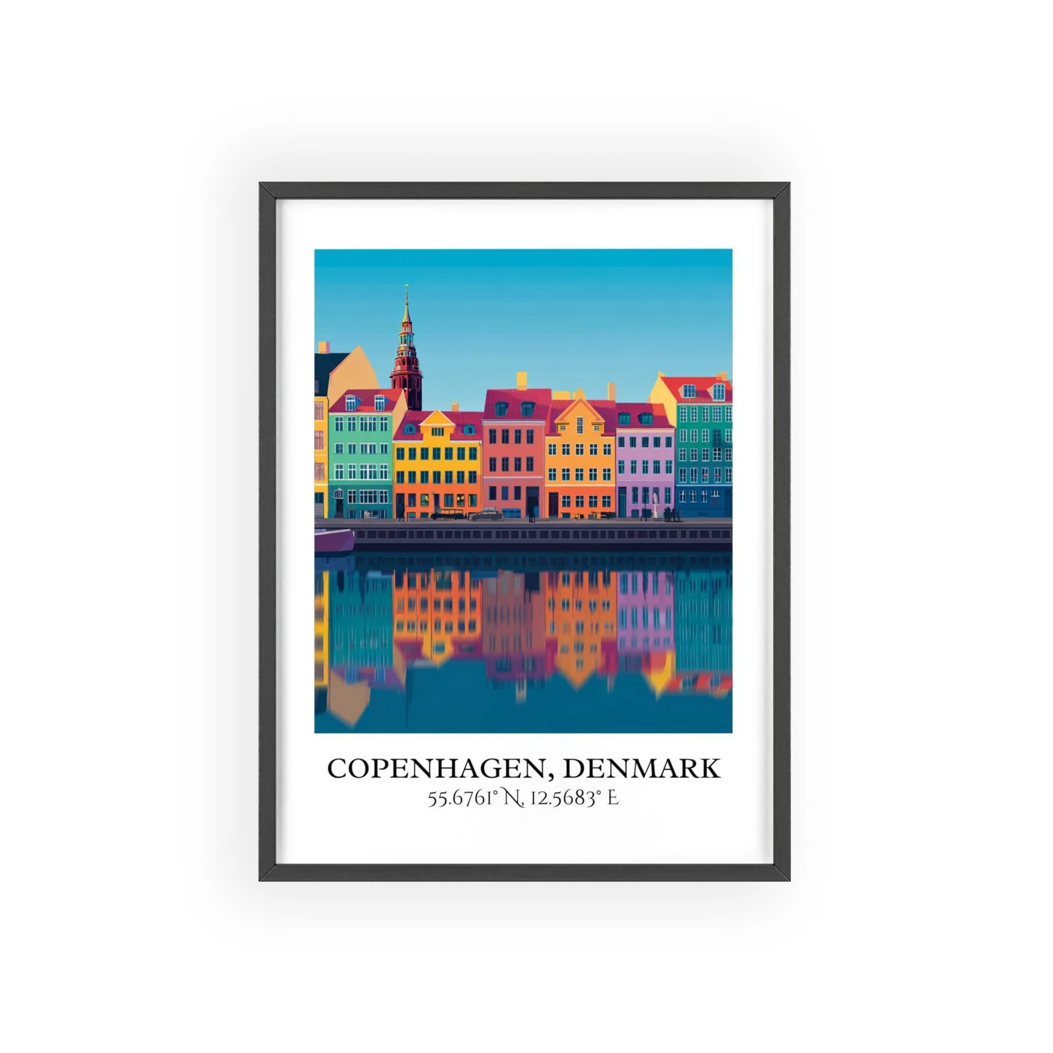 Copenhagen, Denmark – Watercolor Art Print - Image 7