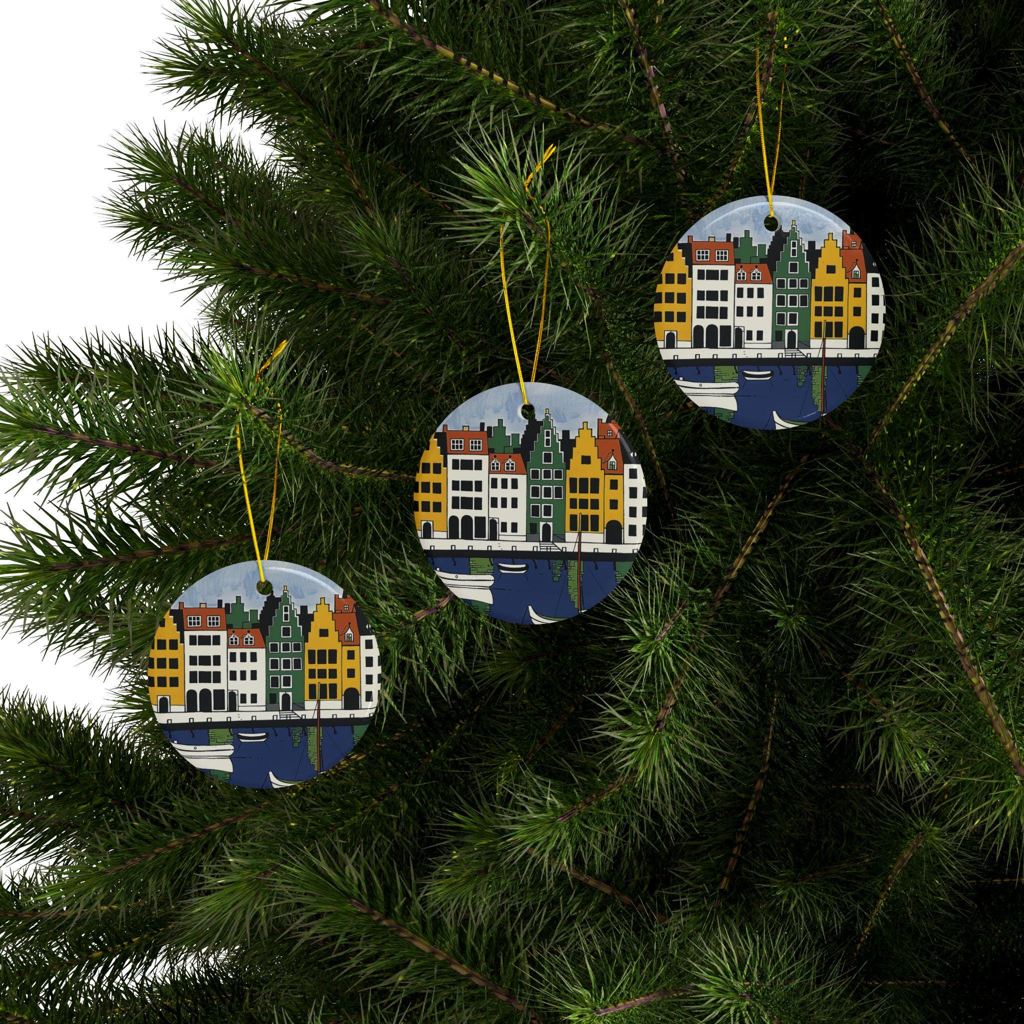 Copenhagen Denmark Ornament: Unique Copenhagen Souvenir, Copenhagen Decor, and Authentic Copenhagen Gift - Image 4