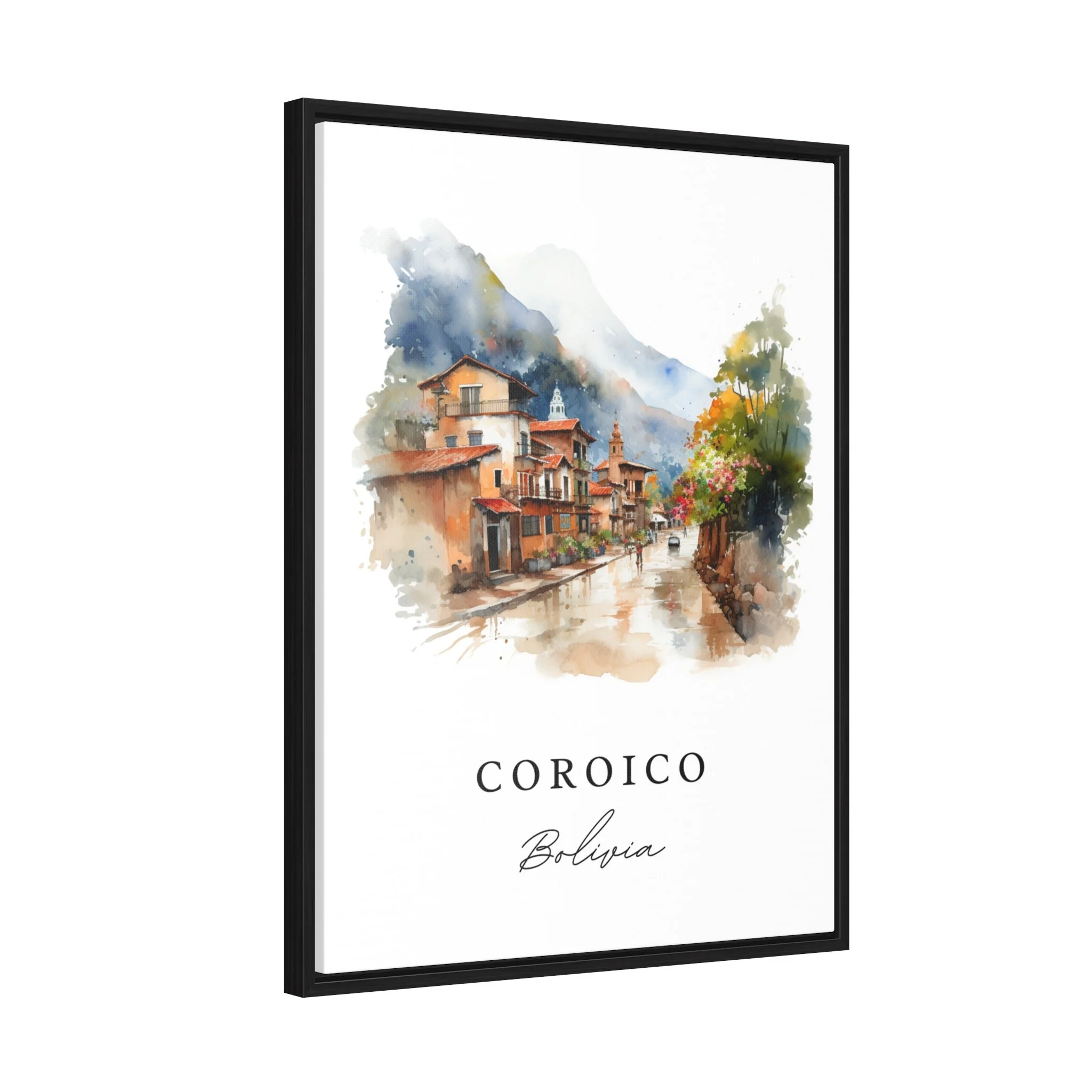 Coroico, Bolivia – Watercolor Art Print - Image 7