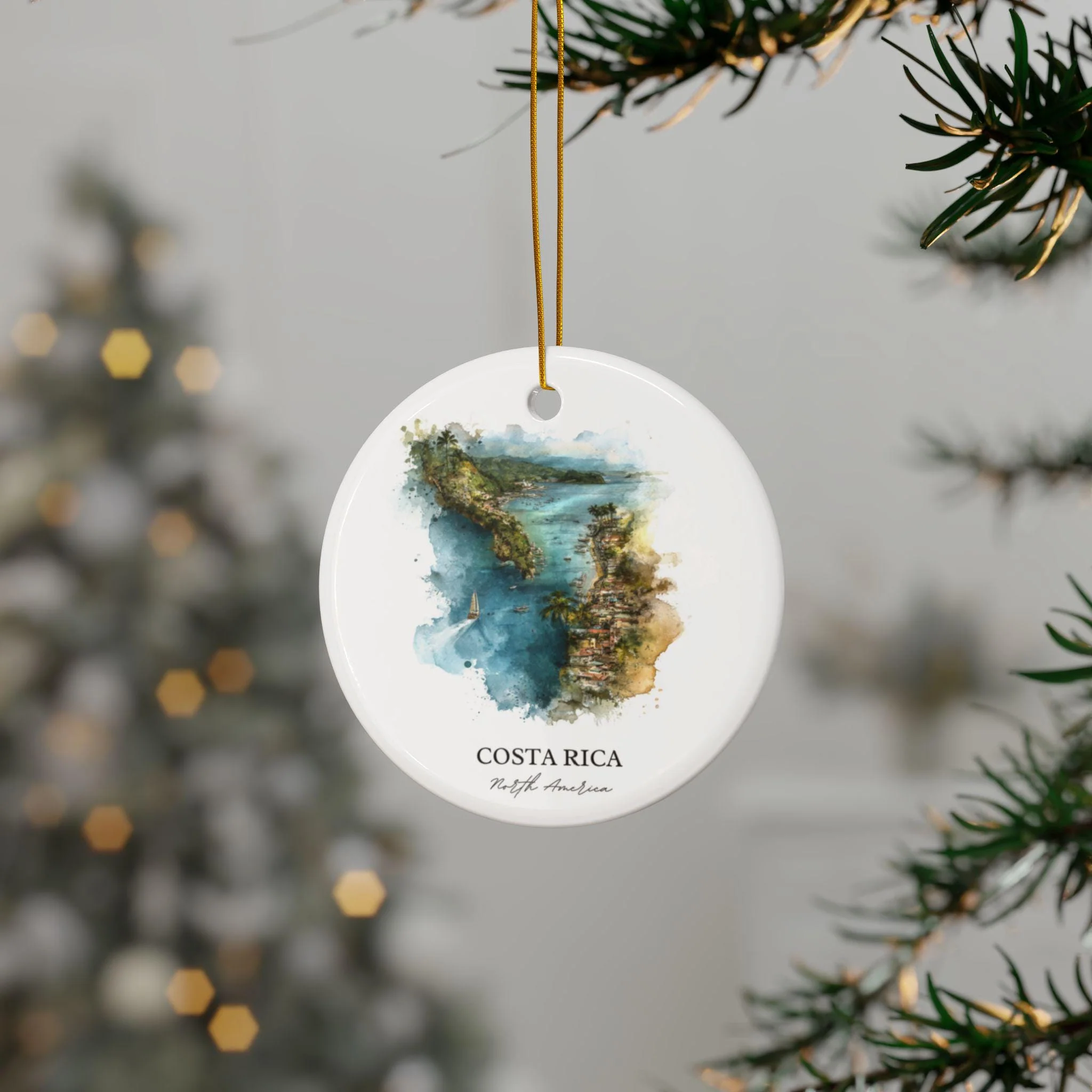 Costa Rica Ornament: Unique Costa Rica Souvenir, Costa Rica Xmas Decor, and Authentic Costa Rica Gift - Image 3