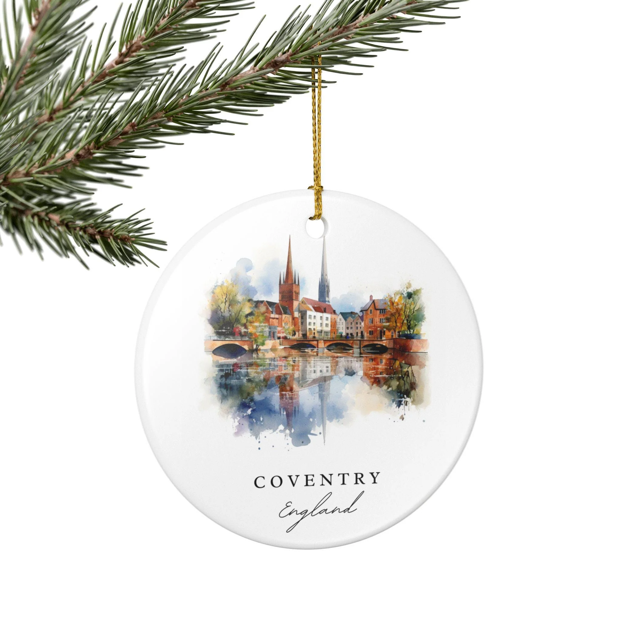Coventry England Ornament: Unique Coventry Souvenir, Coventry Xmas Decor, and Authentic Coventry England Gift - Image 5