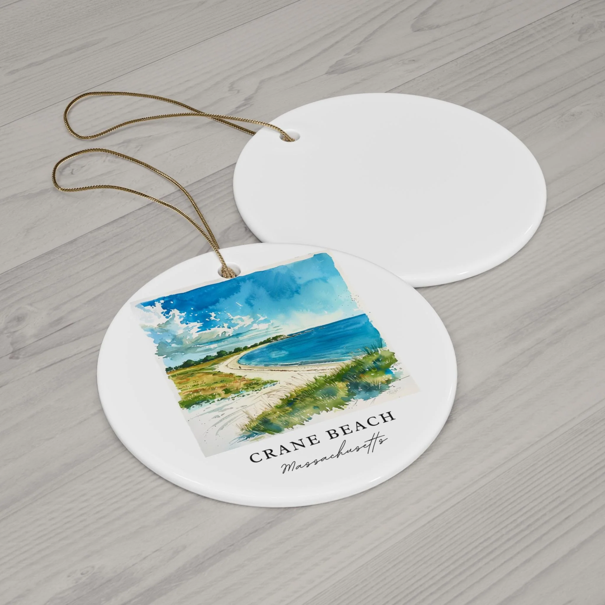 Crane Beach Ornament: Unique Crane Beach Souvenir, Crane Beach Xmas Decor, and Authentic Crane Beach MA Christmas Gift - Image 2