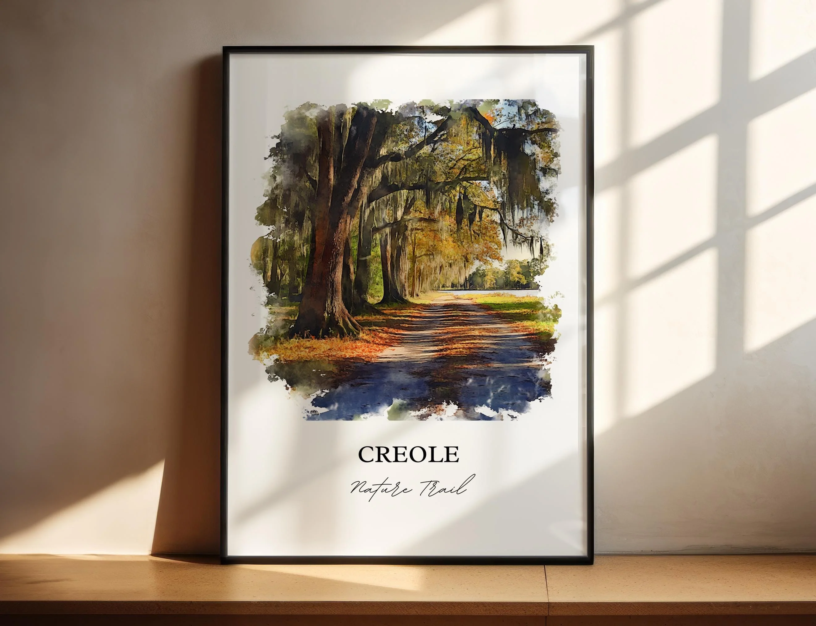 Creole Nature Trail, Louisiana, Louisiana – Watercolor Art Print - Image 4