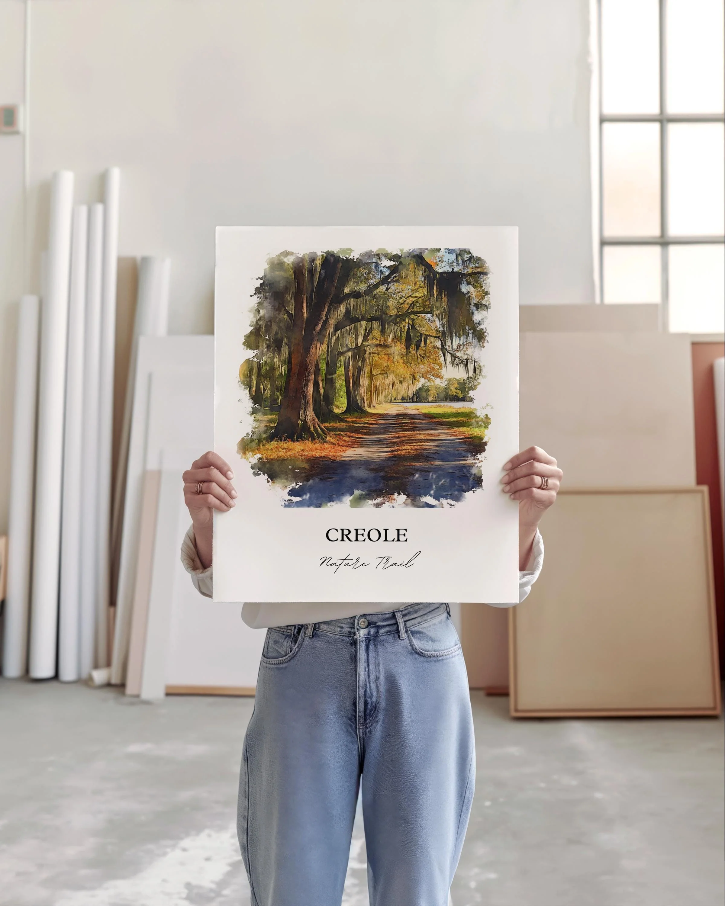Creole Nature Trail, Louisiana, Louisiana – Watercolor Art Print - Image 6