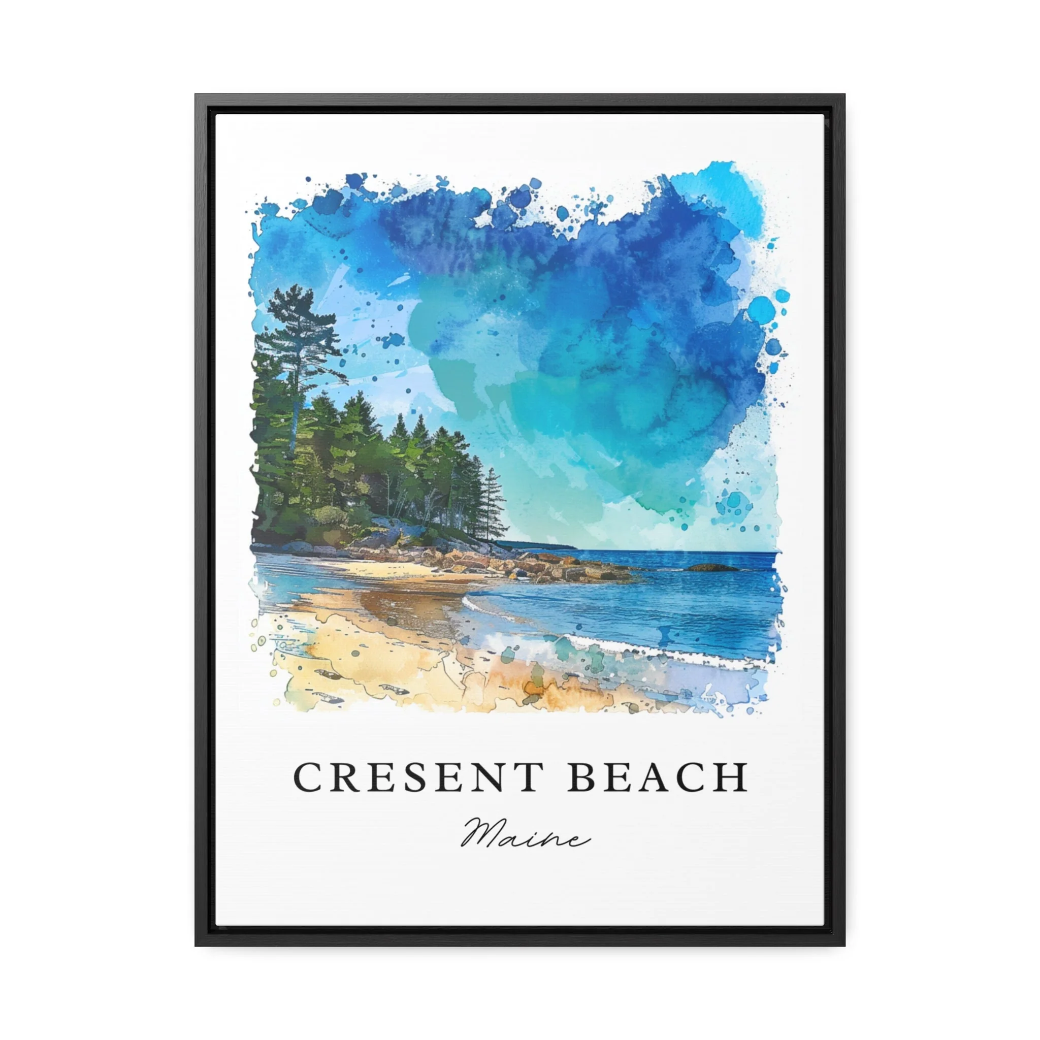 Cape Elizabeth, Maine, Maine – Watercolor Art Print - Image 5
