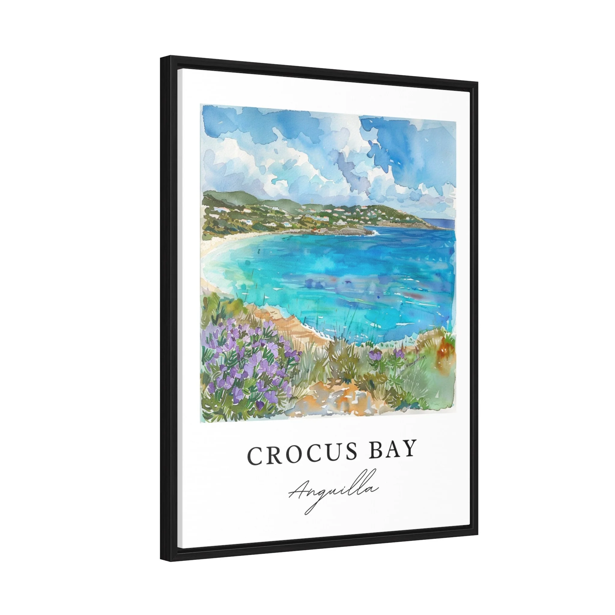 Anguilla, Anguilla – Watercolor Art Print - Image 6