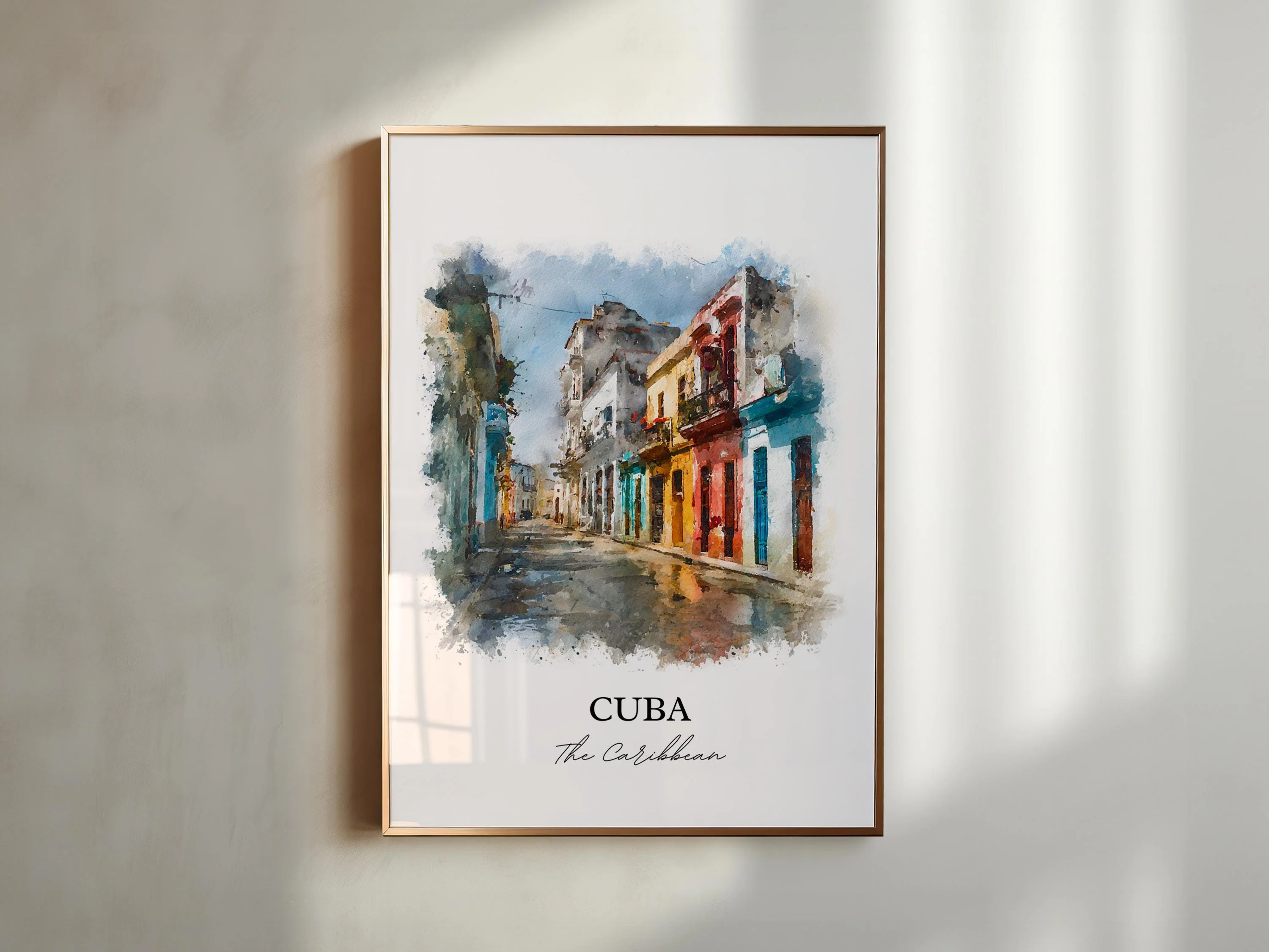 Cuba, Cuba – Watercolor Art Print - Image 4