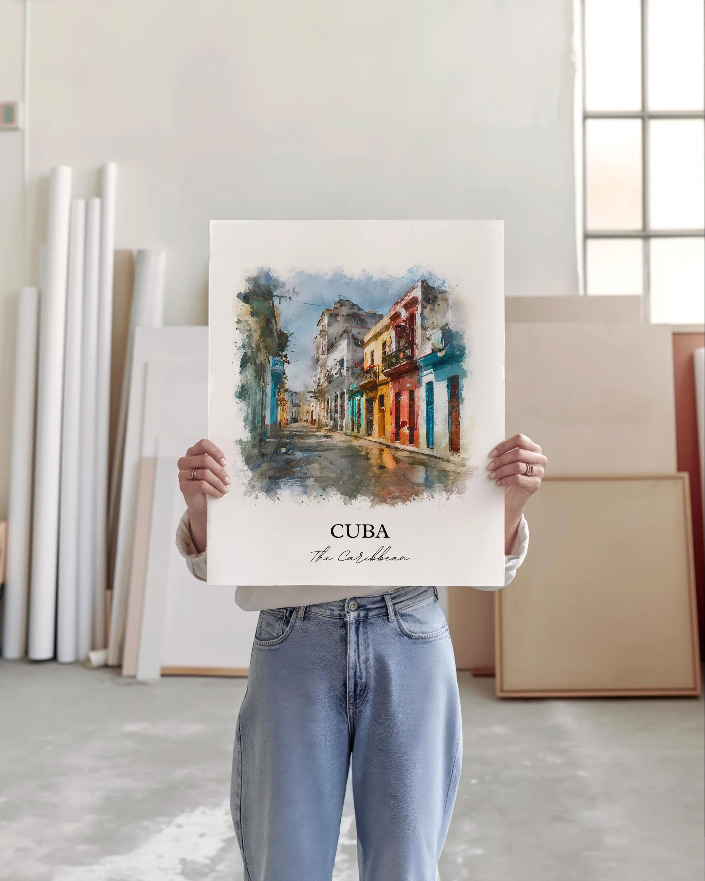 Cuba, Cuba – Watercolor Art Print - Image 5