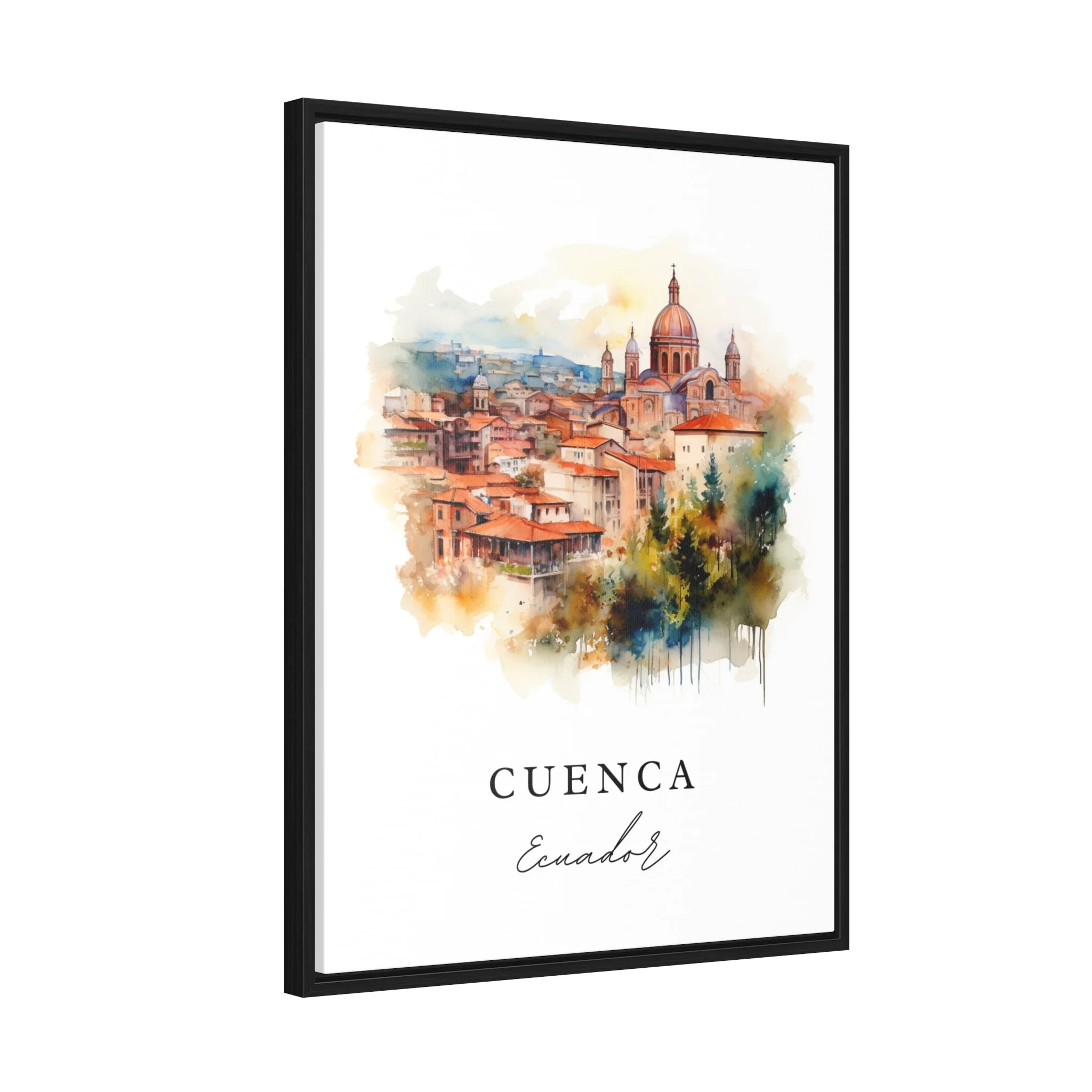 Cuenca, Ecuador – Watercolor Art Print - Image 7
