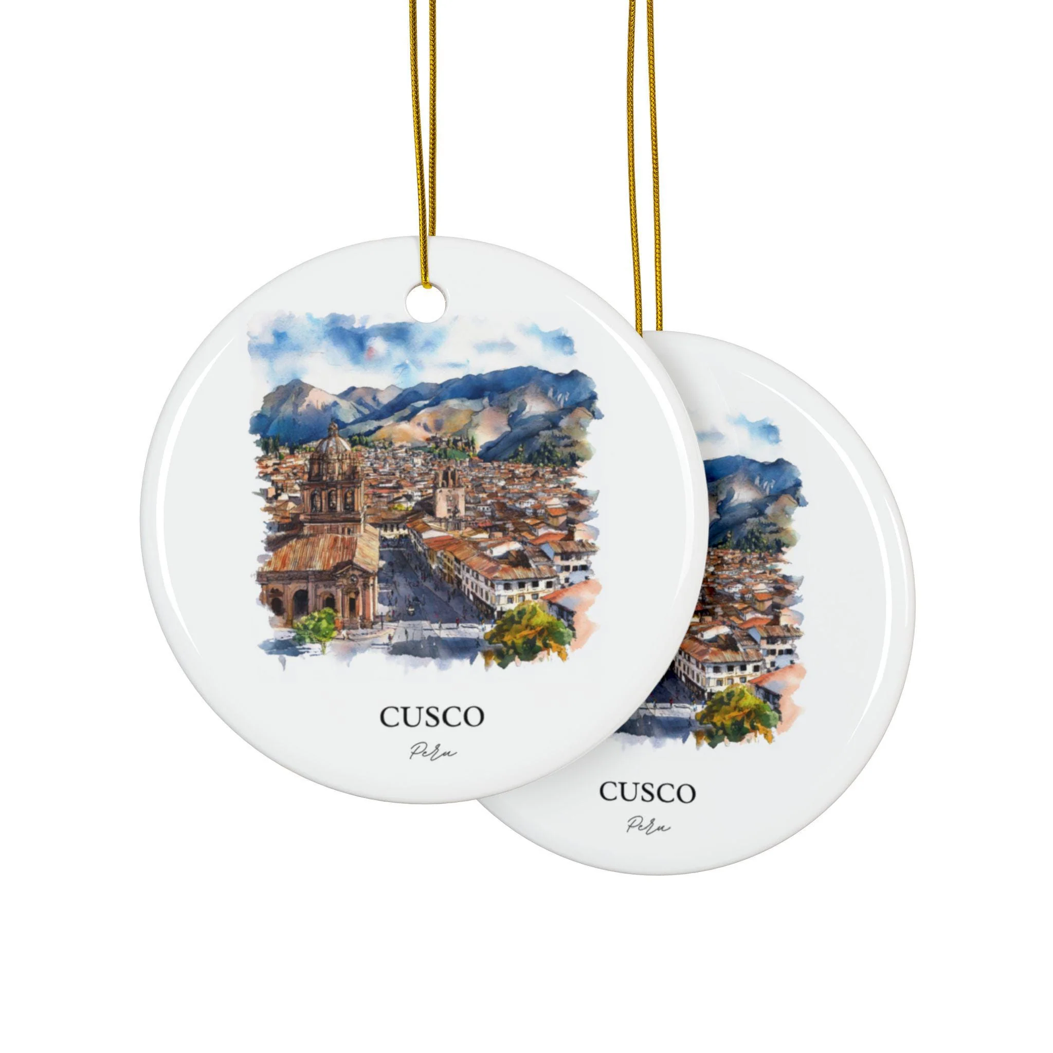 Cusco Peru Ornament: Unique Cusco Souvenir, Cusco Xmas Decor, and Authentic Cusco Peru Gift - Image 2
