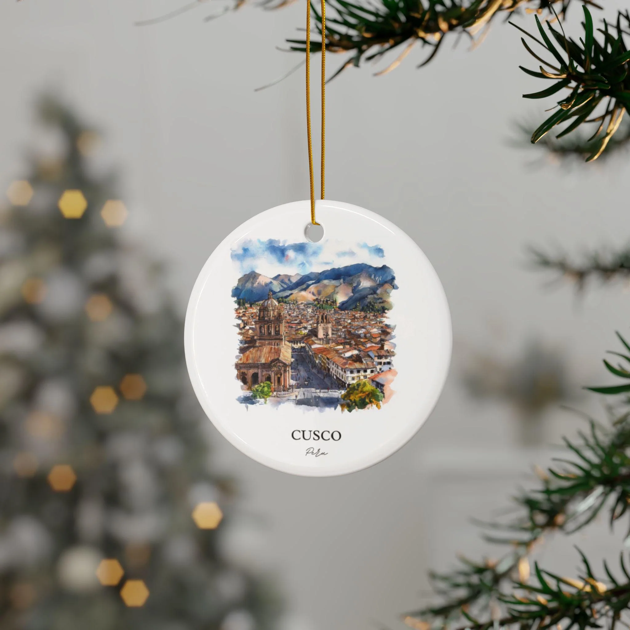 Cusco Peru Ornament: Unique Cusco Souvenir, Cusco Xmas Decor, and Authentic Cusco Peru Gift - Image 3
