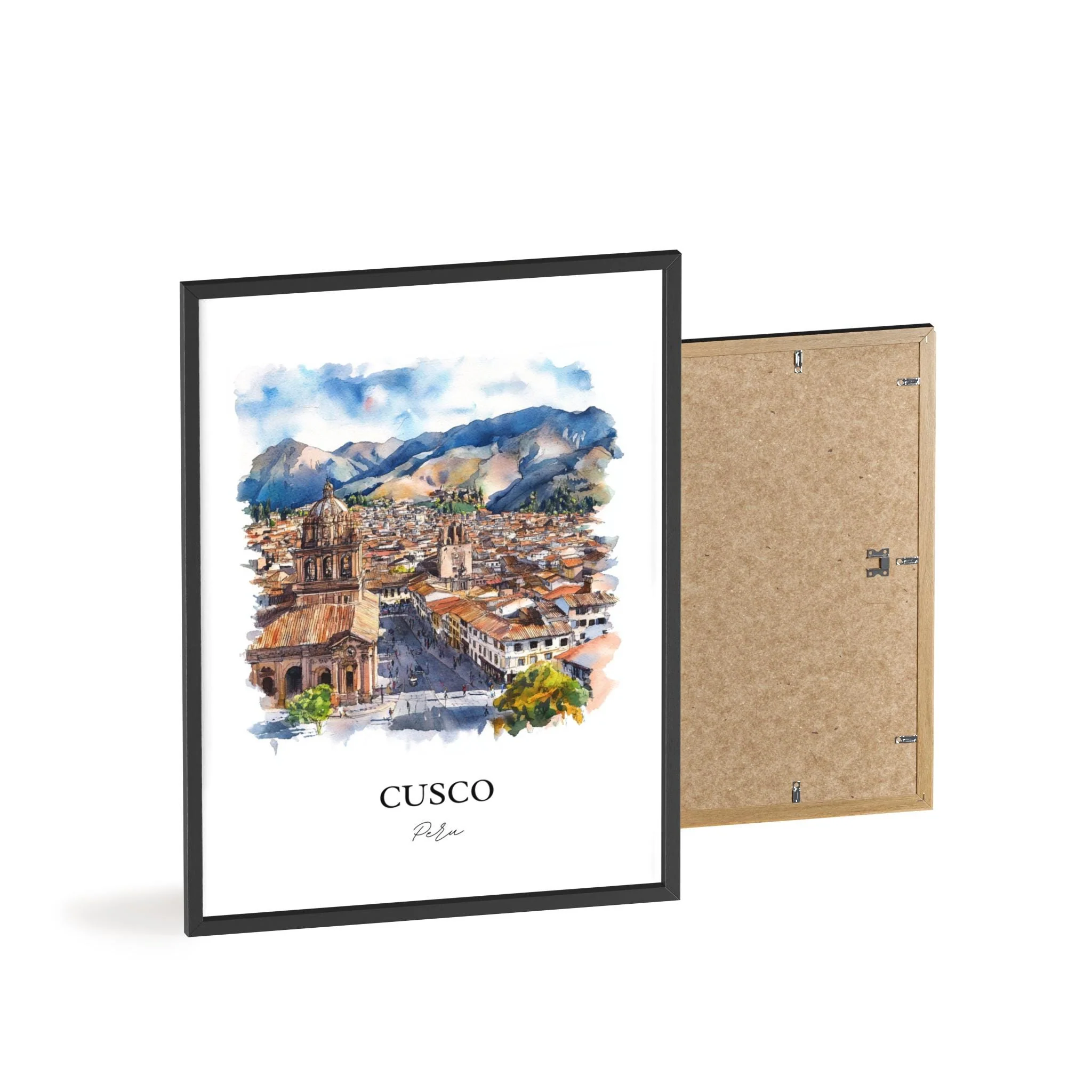 Cusco, Peru – Watercolor Art Print - Image 7