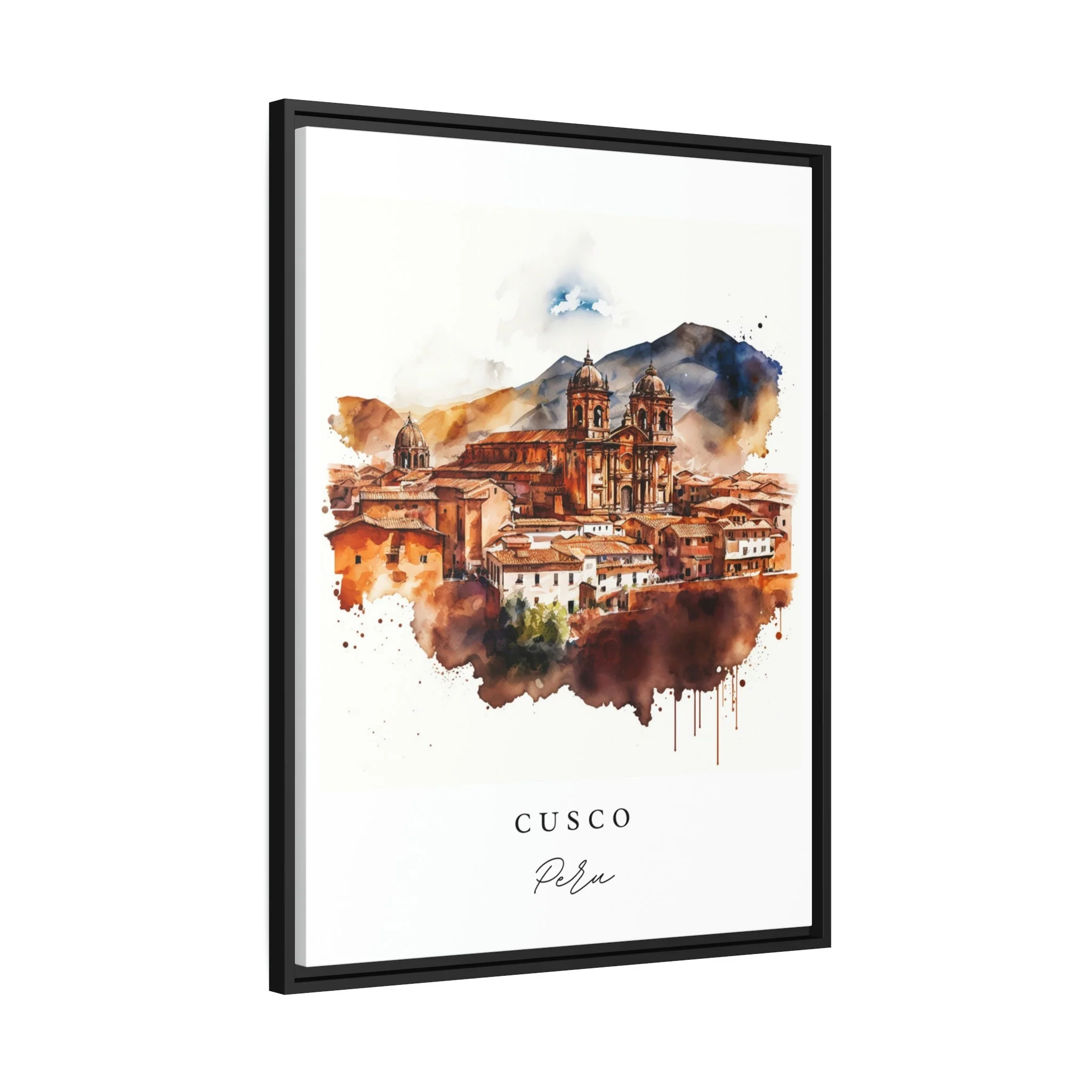 Cusco, Peru – Watercolor Art Print - Image 6