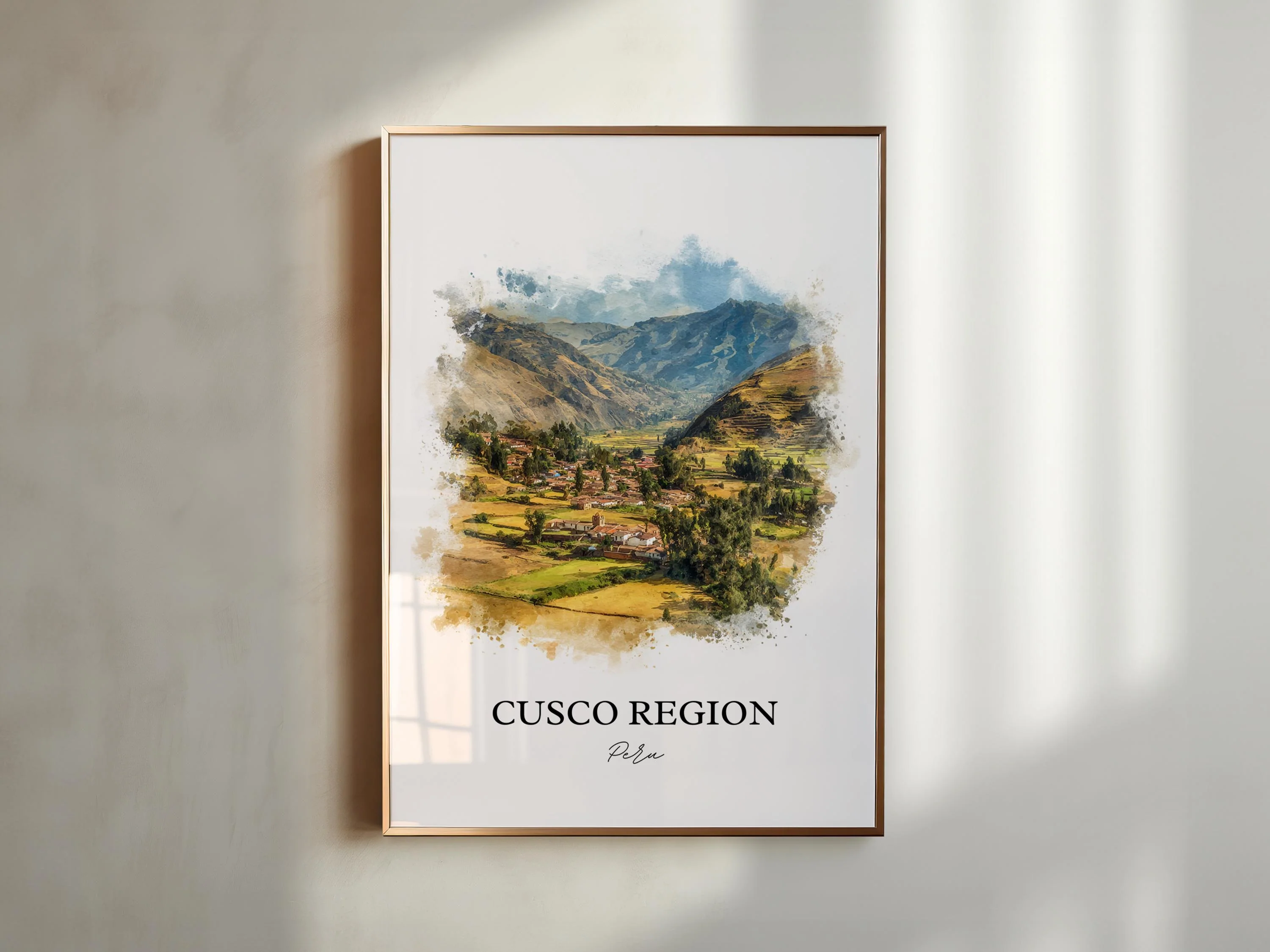 Cusco, Peru – Watercolor Art Print - Image 5