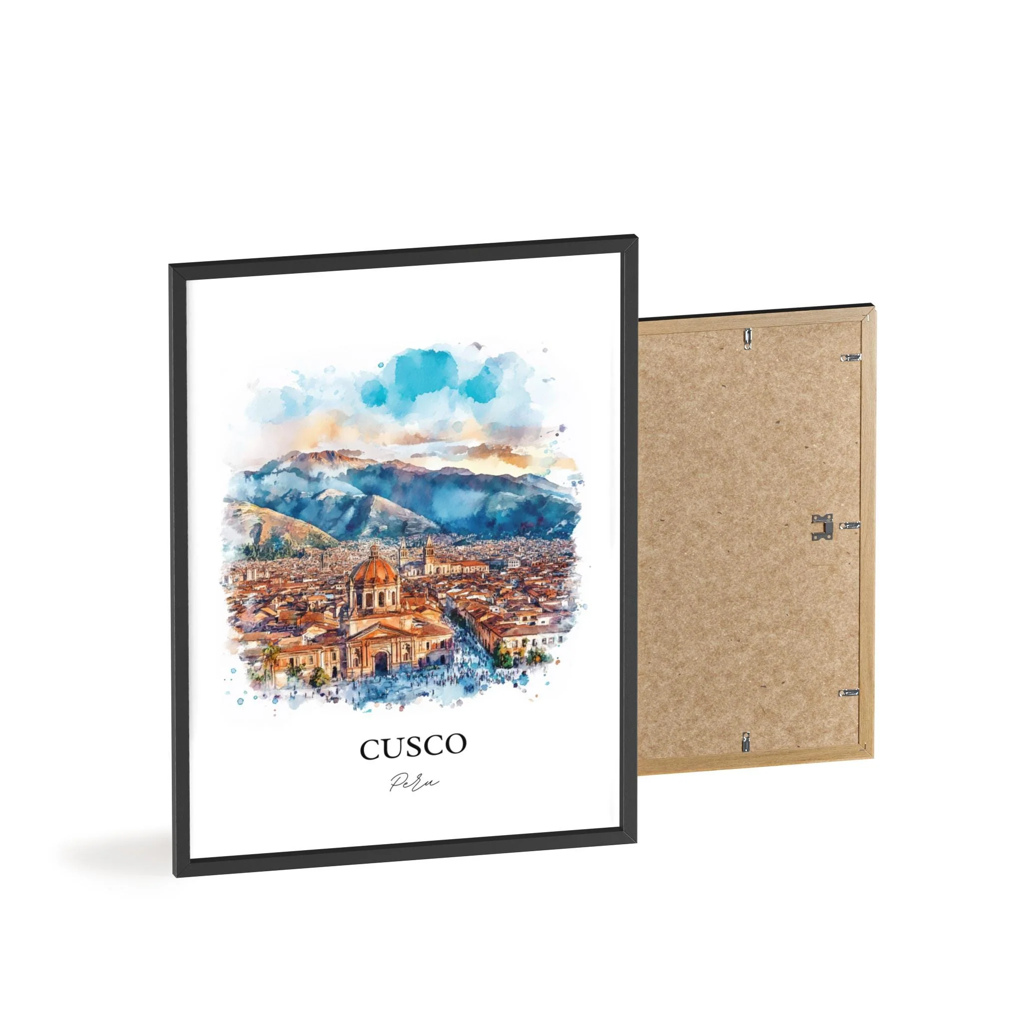 Cusco, Peru – Watercolor Art Print - Image 8