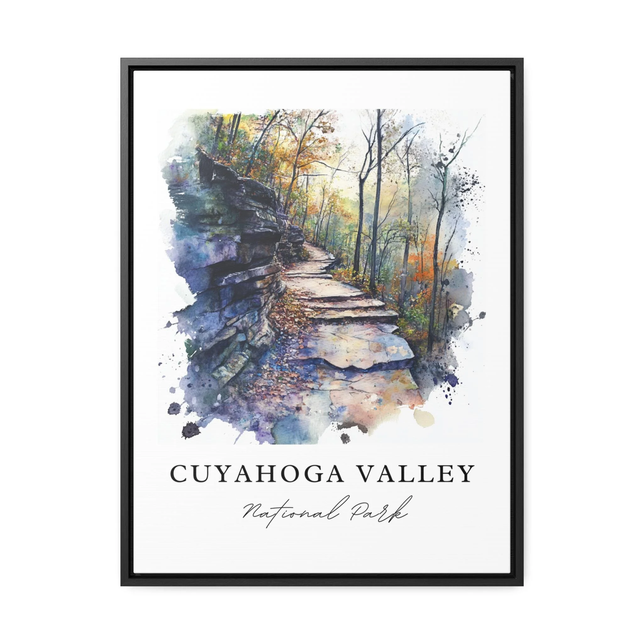 Cuyahoga Valley, Ohio, Ohio – Watercolor Art Print - Image 5