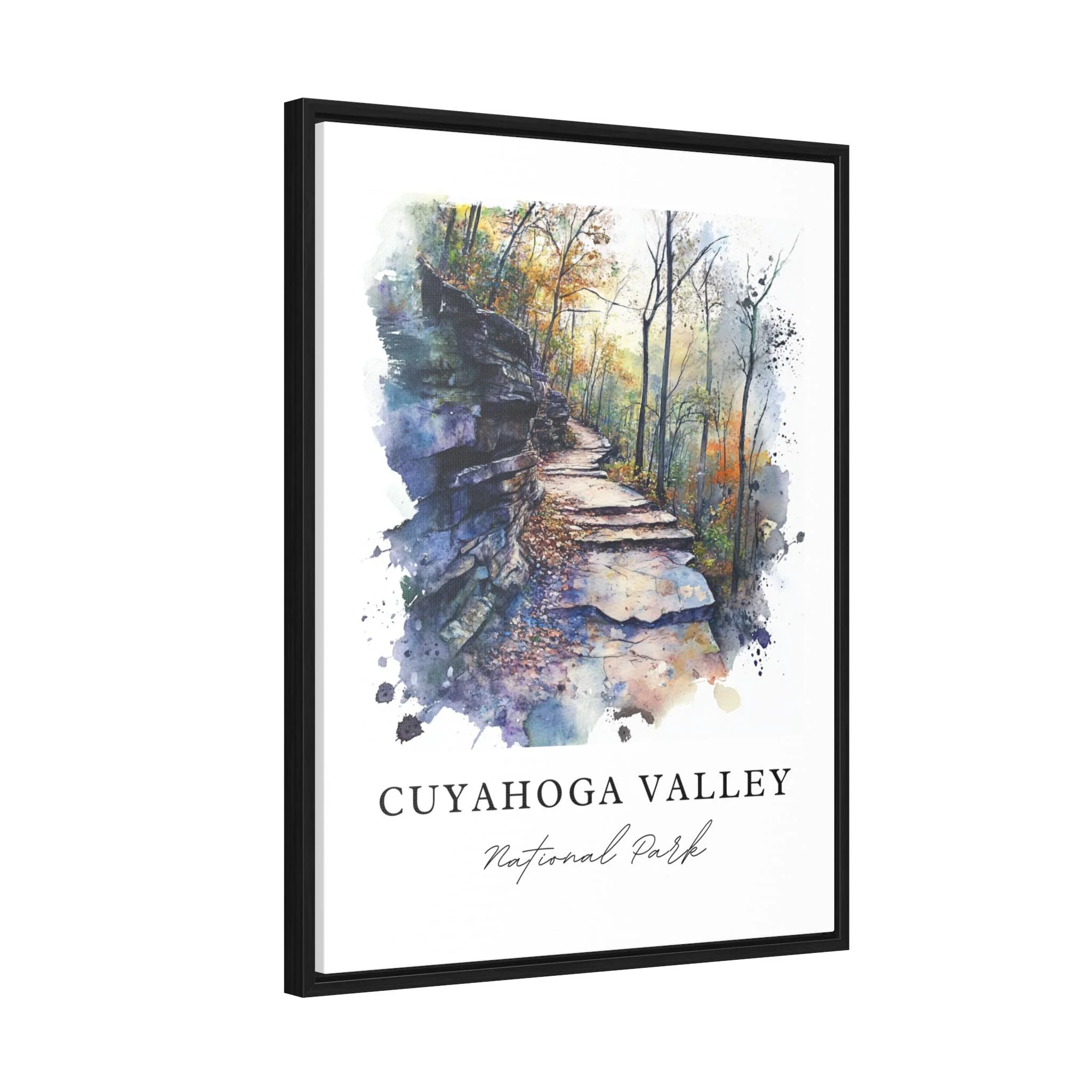 Cuyahoga Valley, Ohio, Ohio – Watercolor Art Print - Image 6