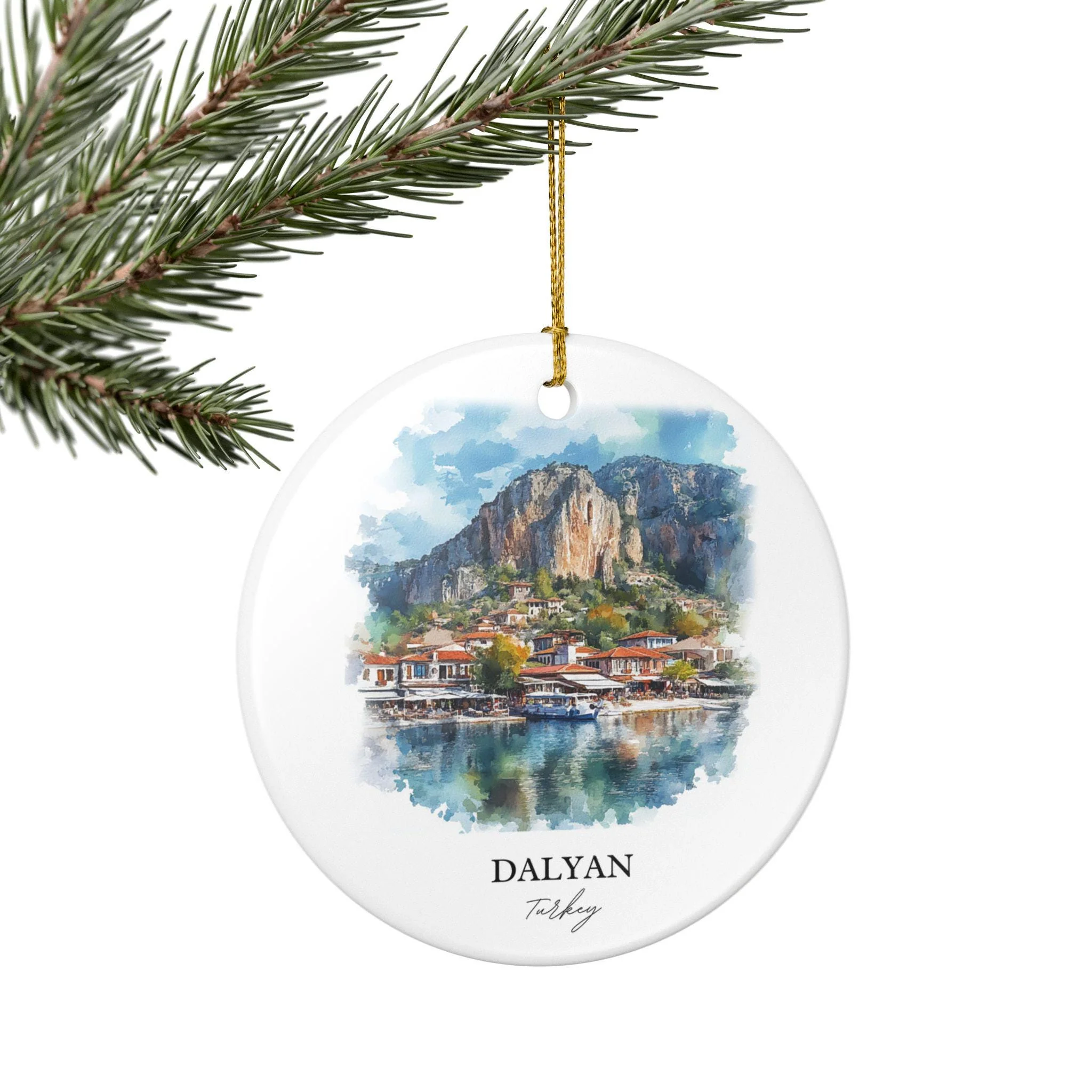 Dalyan Turkey Ornament: Unique Dalyan Souvenir, Dalyan Turkey Xmas Decor, and Authentic Turkey Gift - Image 5