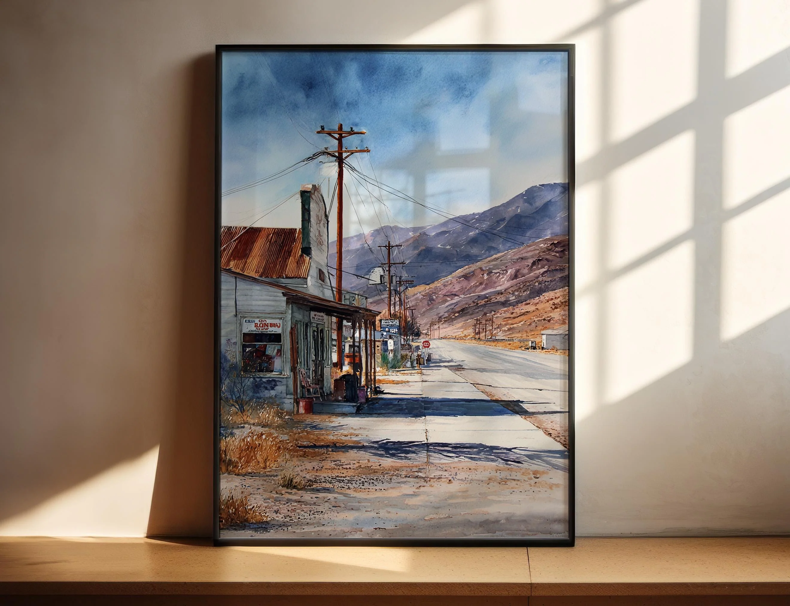 Death Valley, USA – Watercolor Art Print - Image 6