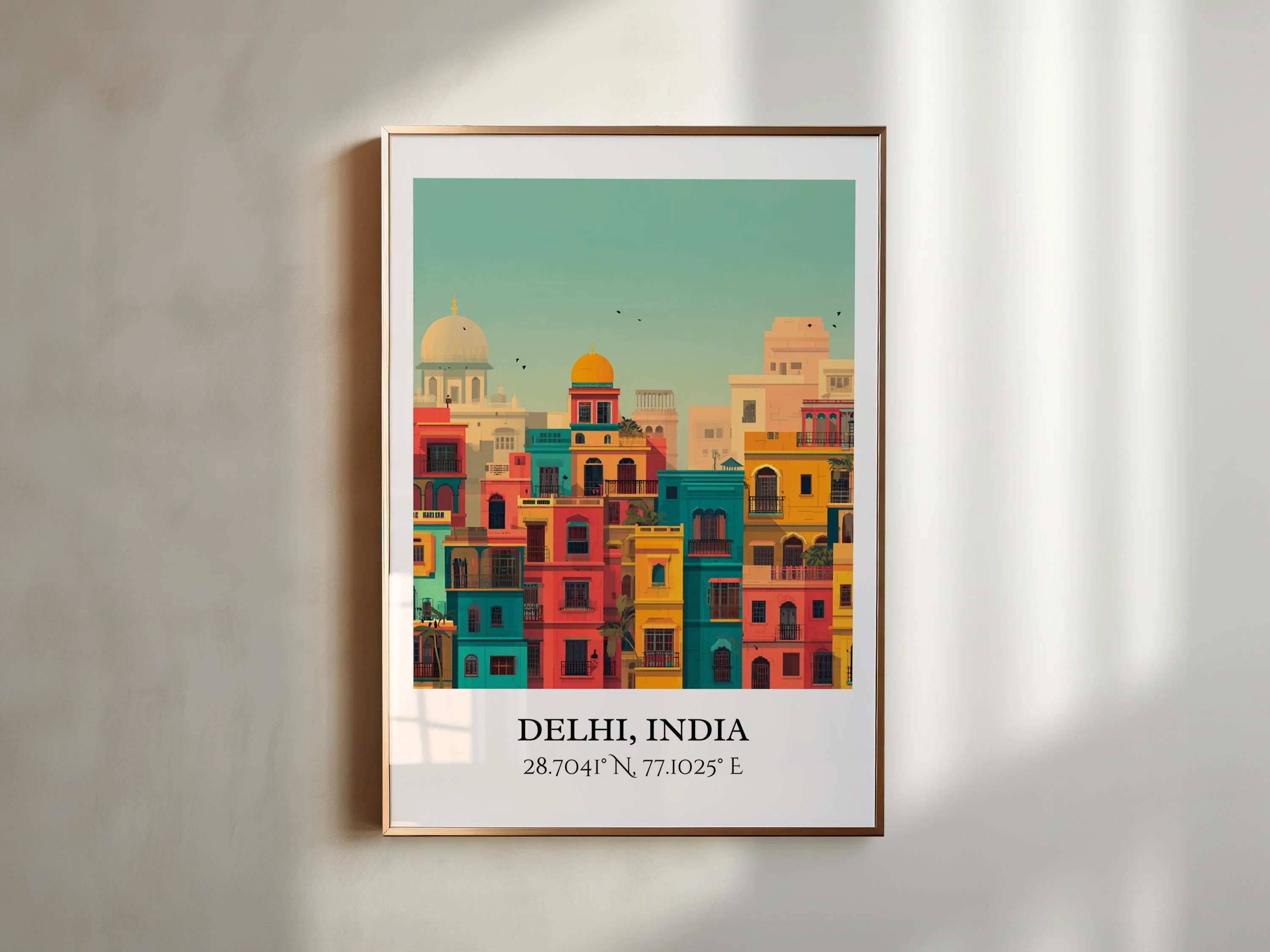 Delhi, India – Watercolor Art Print - Image 5