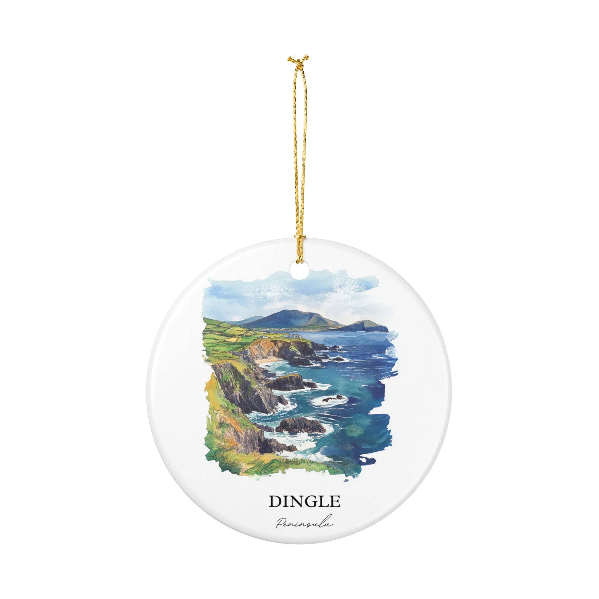 Dingle Peninsula Ornament: Unique Dingle Ireland Souvenir, Ireland Xmas Decor, and Authentic Dingle Ireland Gift - Image 2