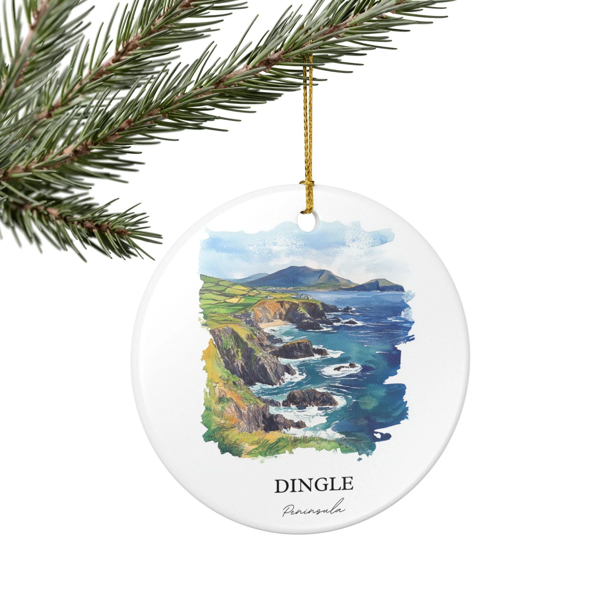 Dingle Peninsula Ornament: Unique Dingle Ireland Souvenir, Ireland Xmas Decor, and Authentic Dingle Ireland Gift - Image 5