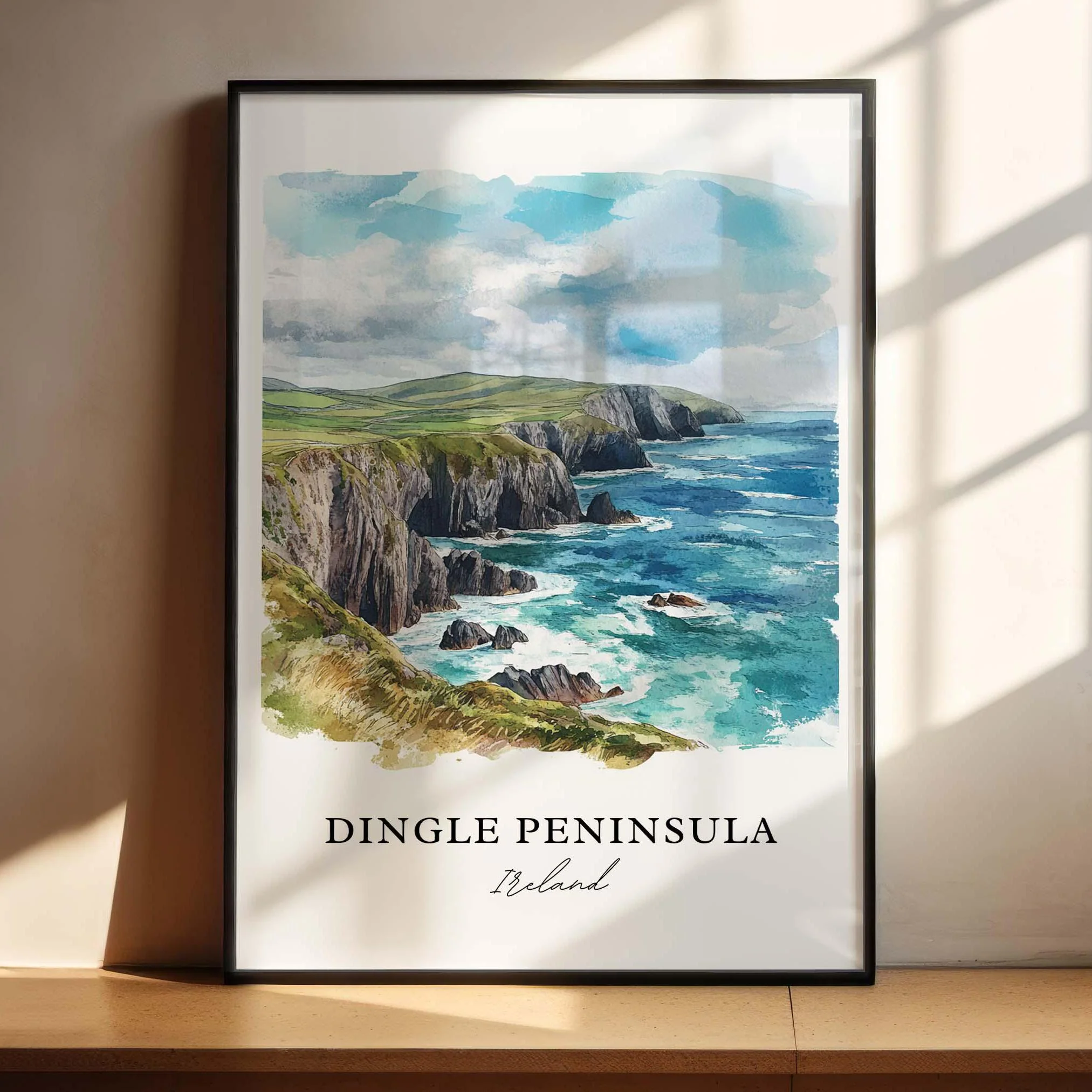 Dingle Peninsula, Ireland – Watercolor Art Print