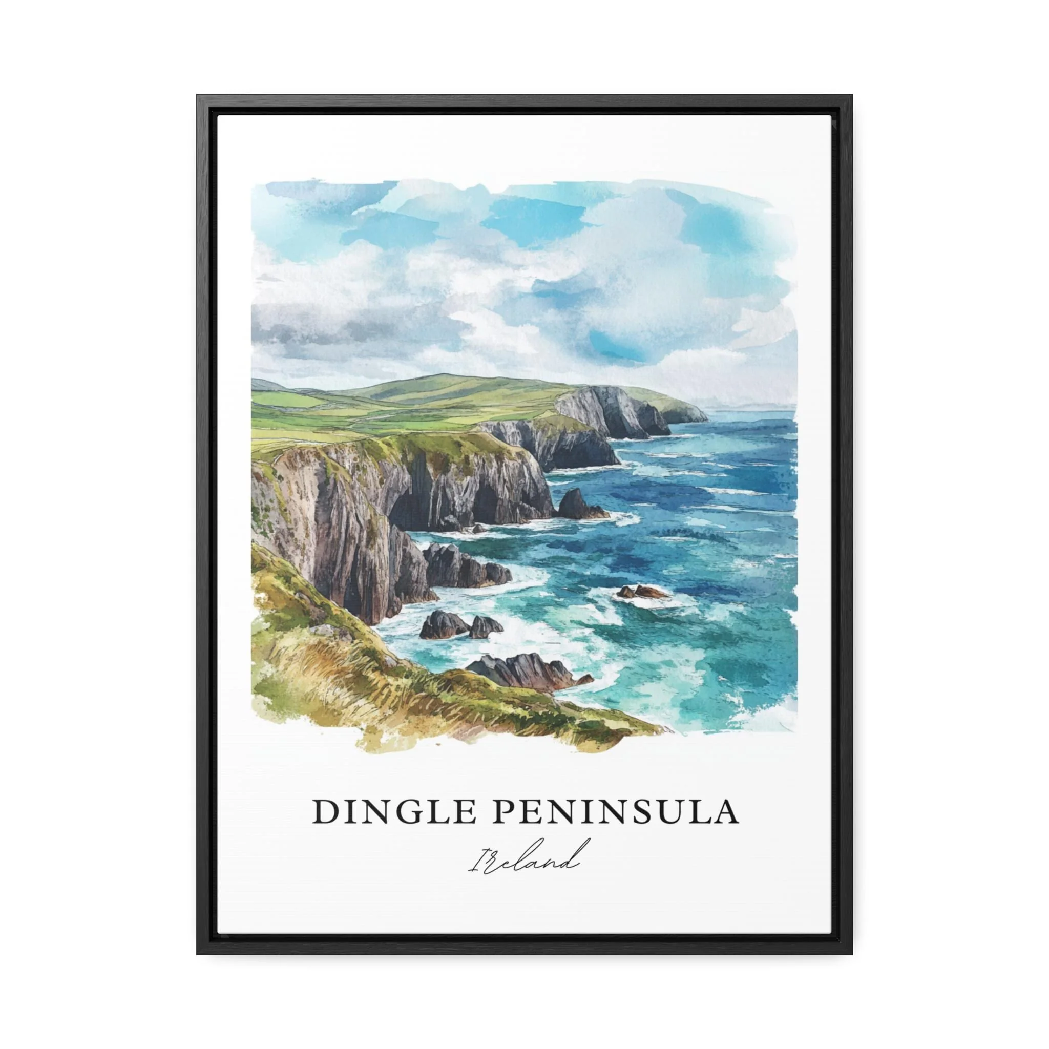 Dingle Peninsula, Ireland – Watercolor Art Print - Image 5